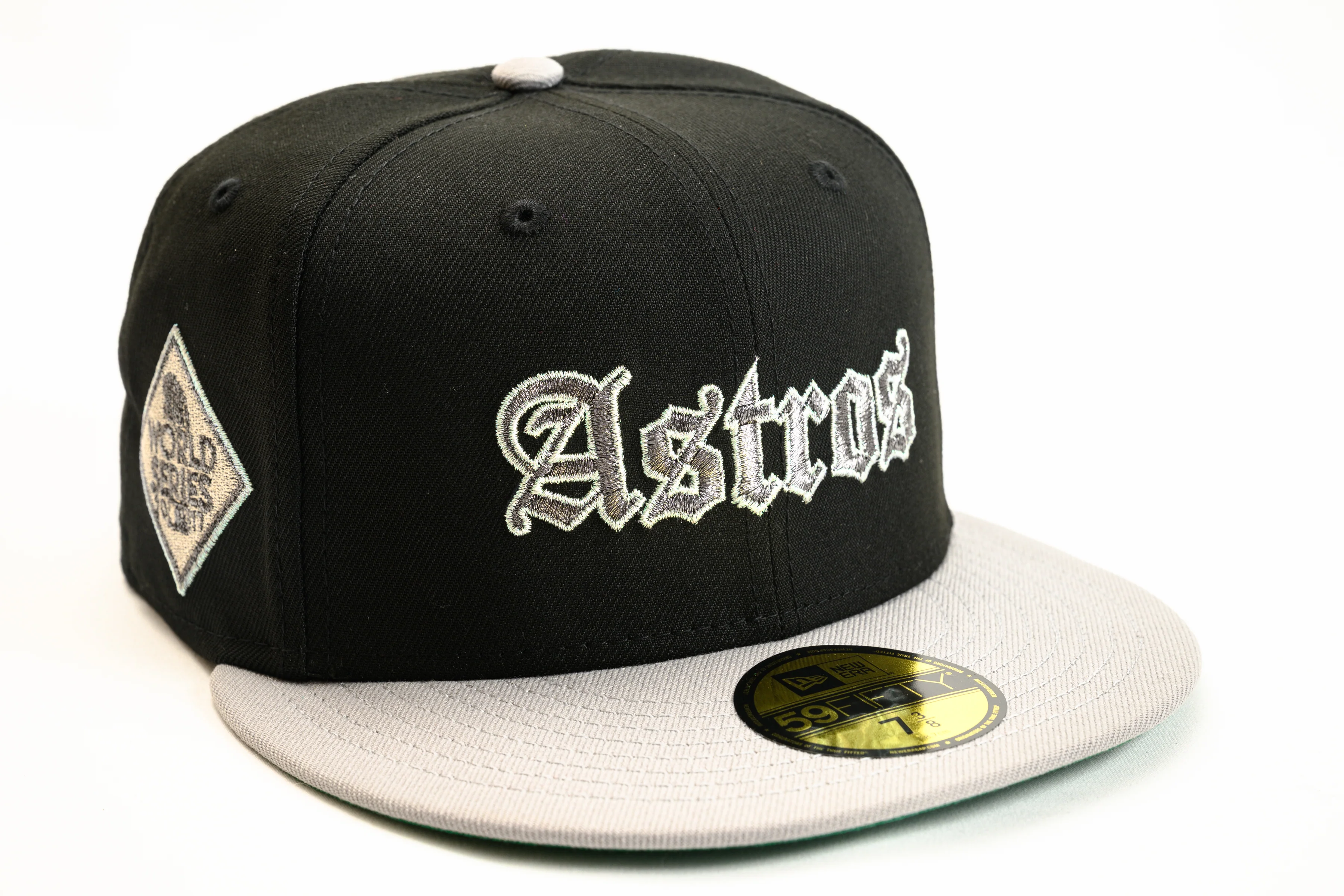 NEW ERA "UNDERTAKER" HOUSTON ASTROS FITTED HAT + SHOVEL BLIP (BLACK/GREY)