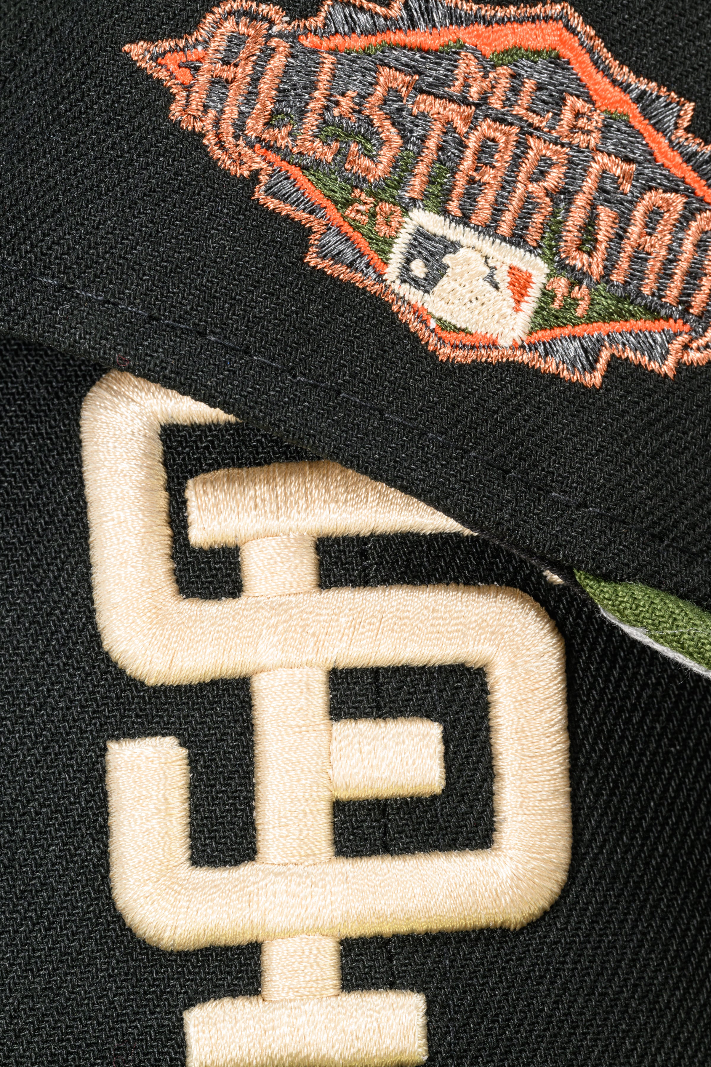 NEW ERA "UNDFTD” SAN FRANCISCO GIANTS FITTED HAT (RIFLE GREEN/BLACK/RUST ORANGE) - Image 9