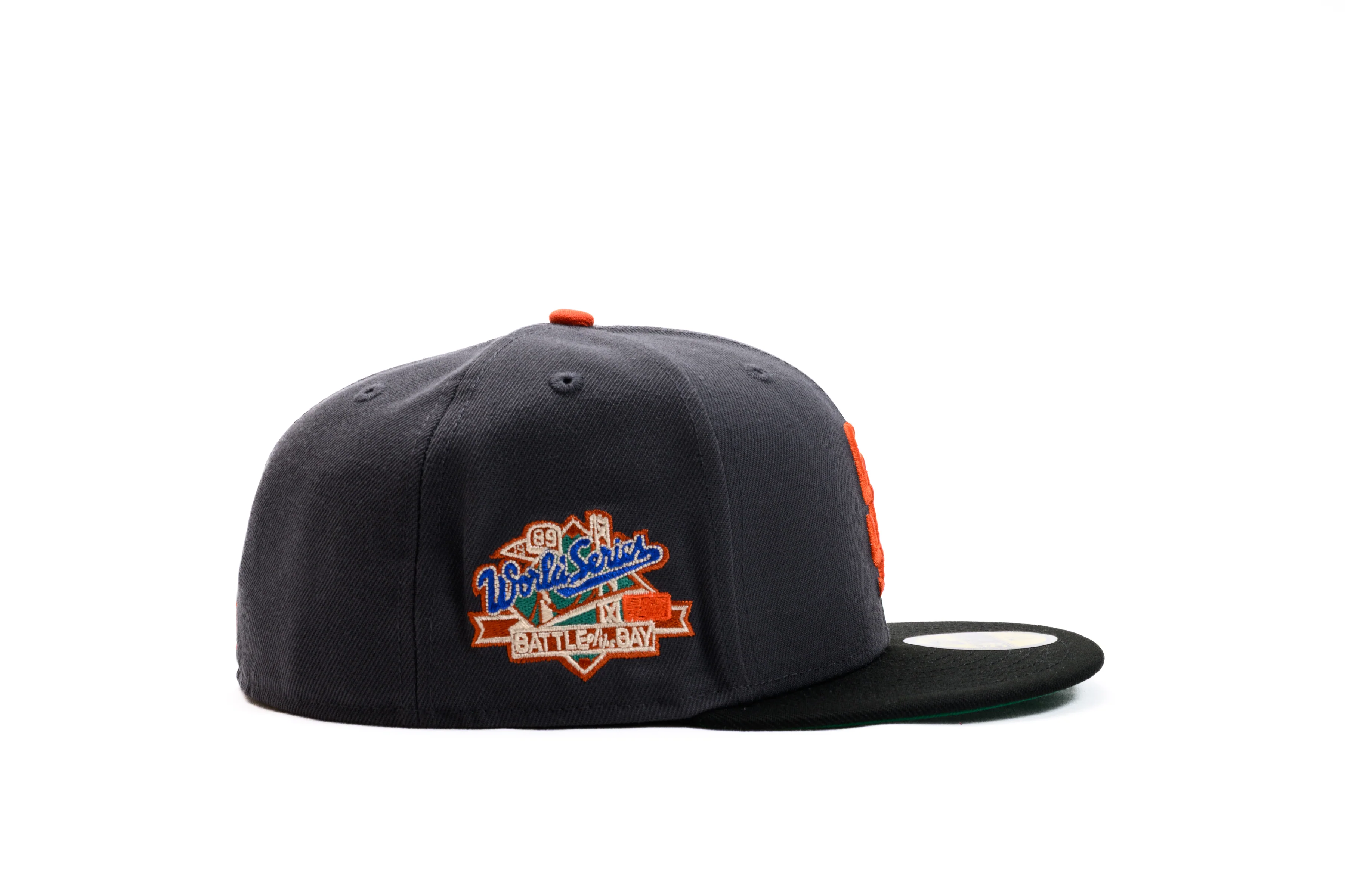 NEW ERA "UNTIL THE NIGHT COME" SAN FRANCISCO GIANTS FITTED HAT (STORM GREY/BLACK) - Image 8