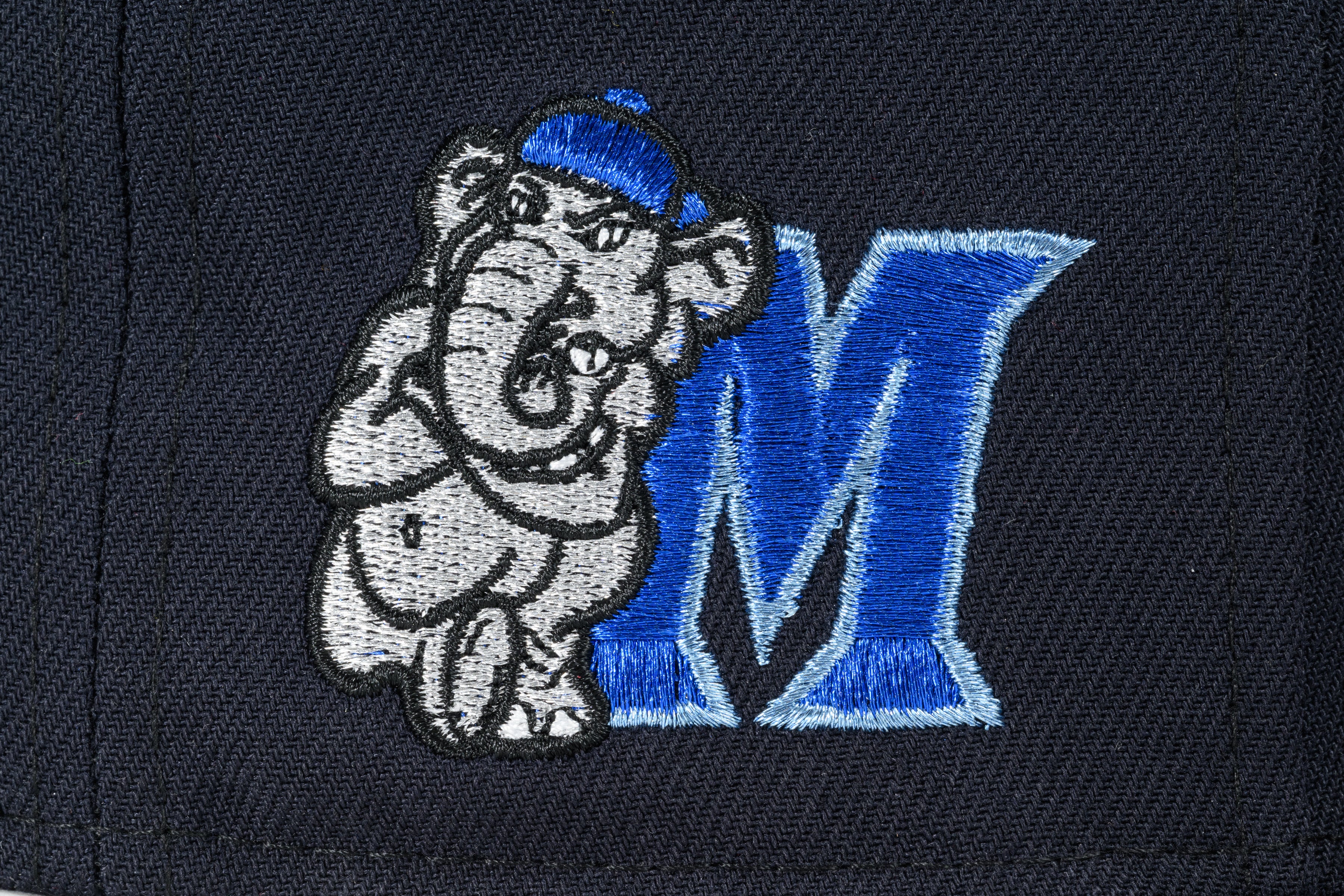 NEW ERA "WALK 2” MODESTO ATHLETICS FITTED HAT (NAVY/OCEANSIDE BLUE/SKY BLUE) - Image 6