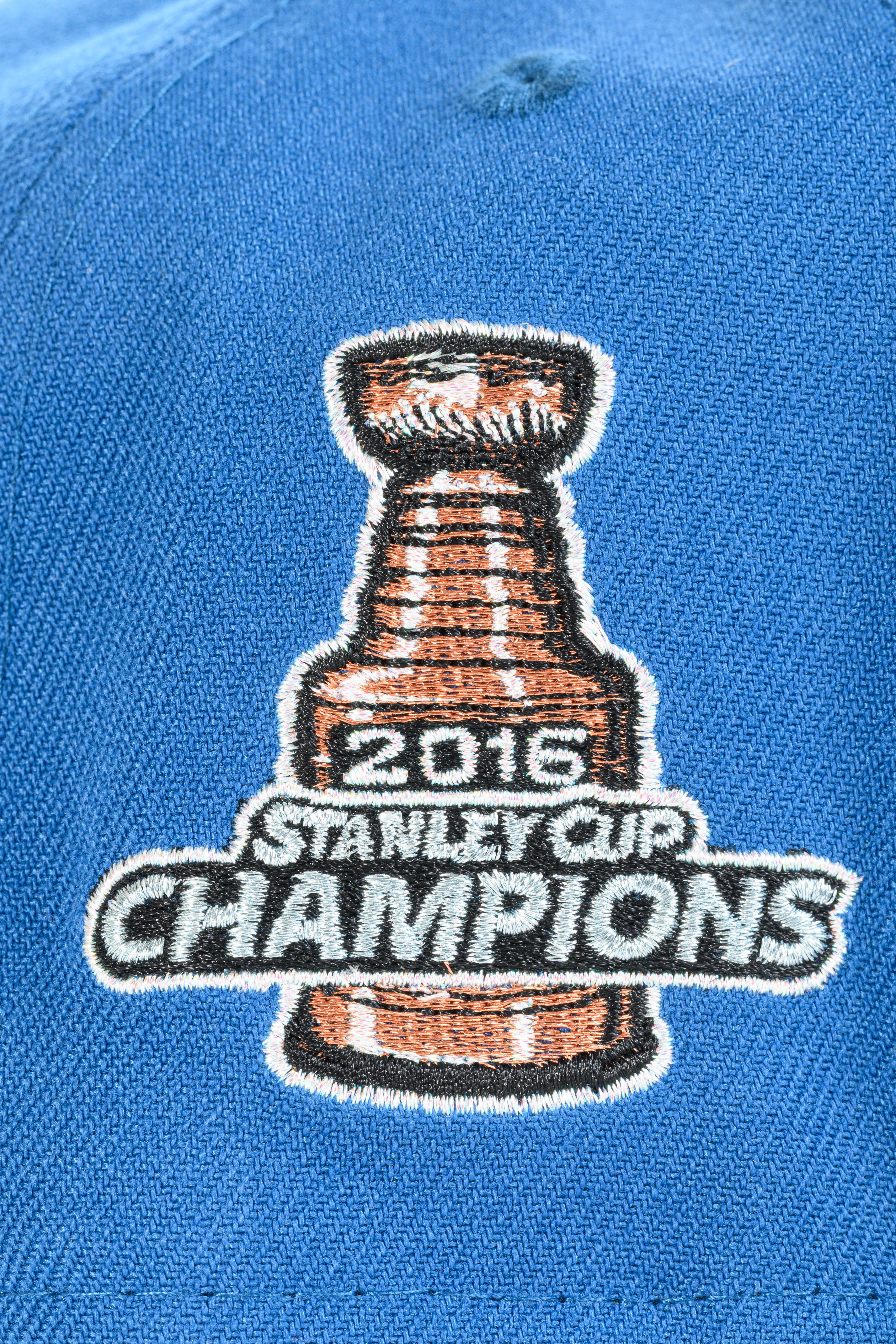 NEW ERA "WHAT IF??" SAN JOSE SHARKS FITTED HAT (SEASHORE BLUE/BLACK) - Image 4