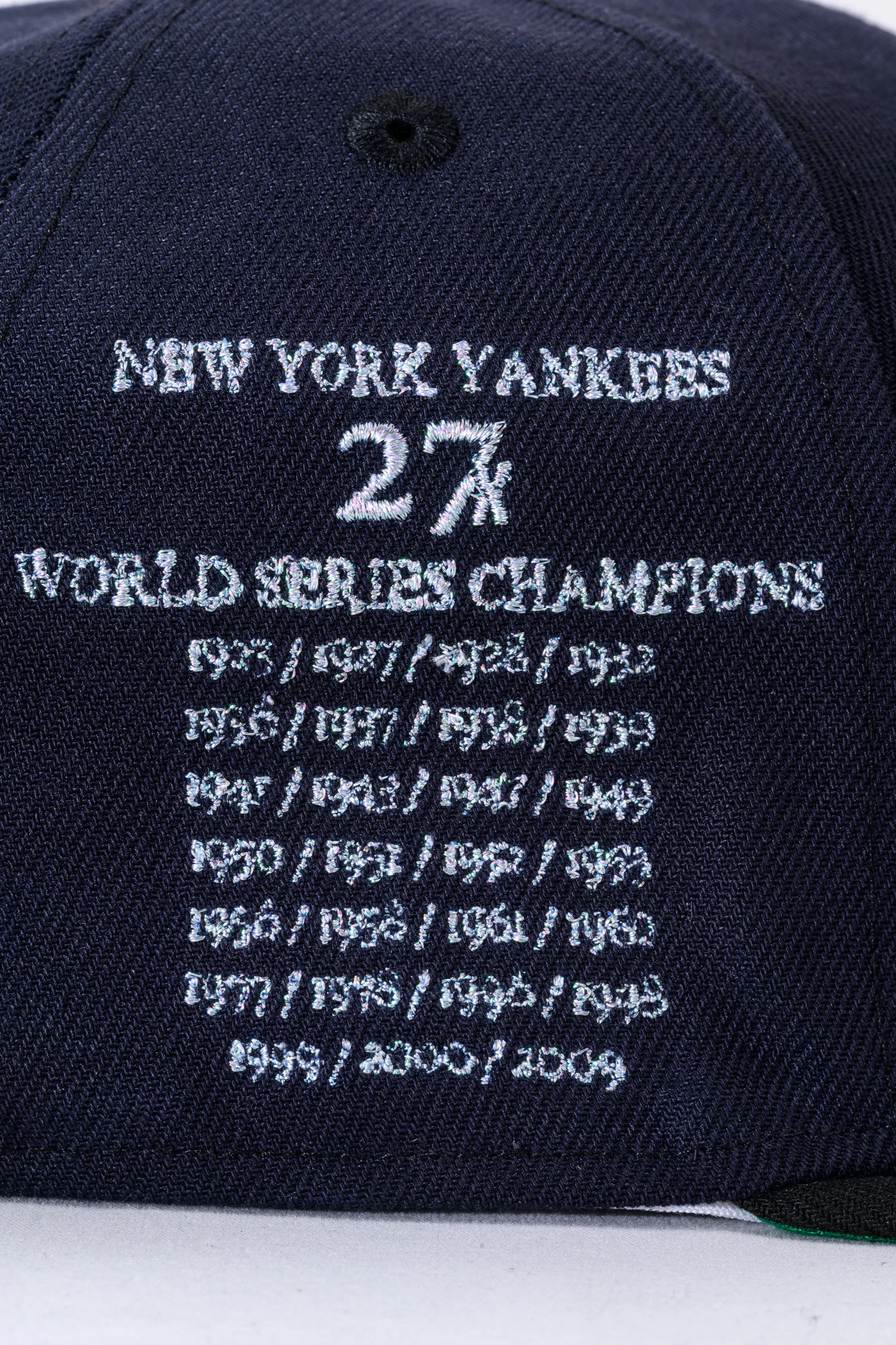 NEW ERA "WILD STYLE" NEW YORK YANKEES FITTED HAT (NAVY/BLACK) - Image 5