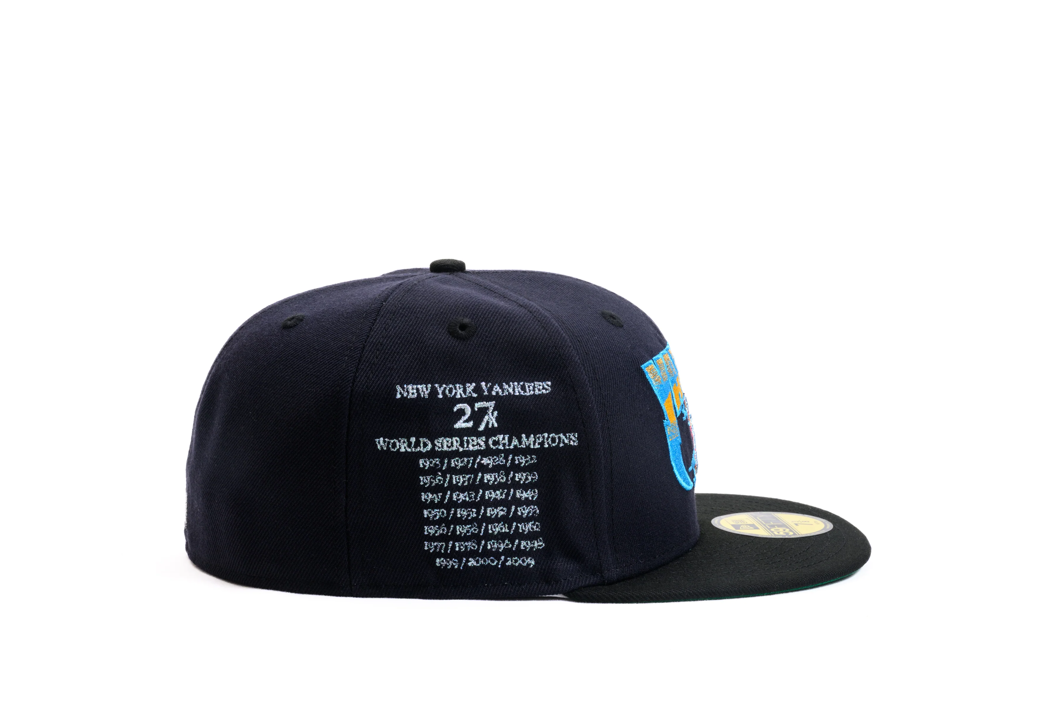NEW ERA "WILD STYLE" NEW YORK YANKEES FITTED HAT (NAVY/BLACK) - Image 6