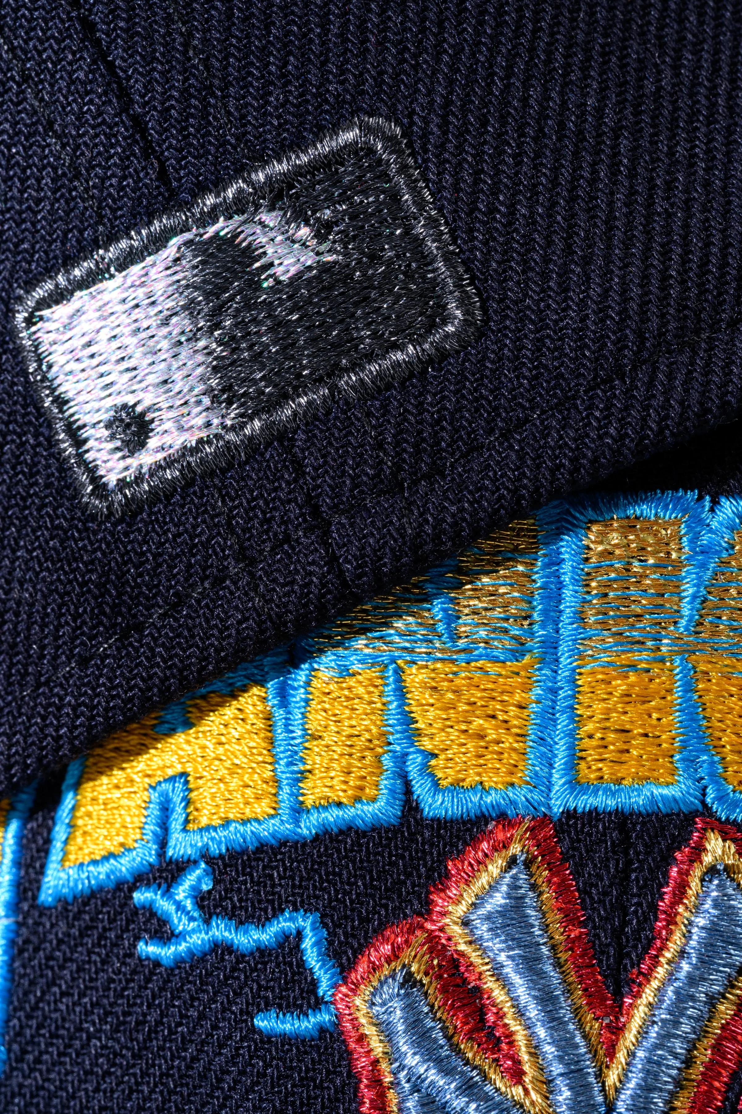 NEW ERA "WILD STYLE" NEW YORK YANKEES FITTED HAT (NAVY/BLACK) - Image 9