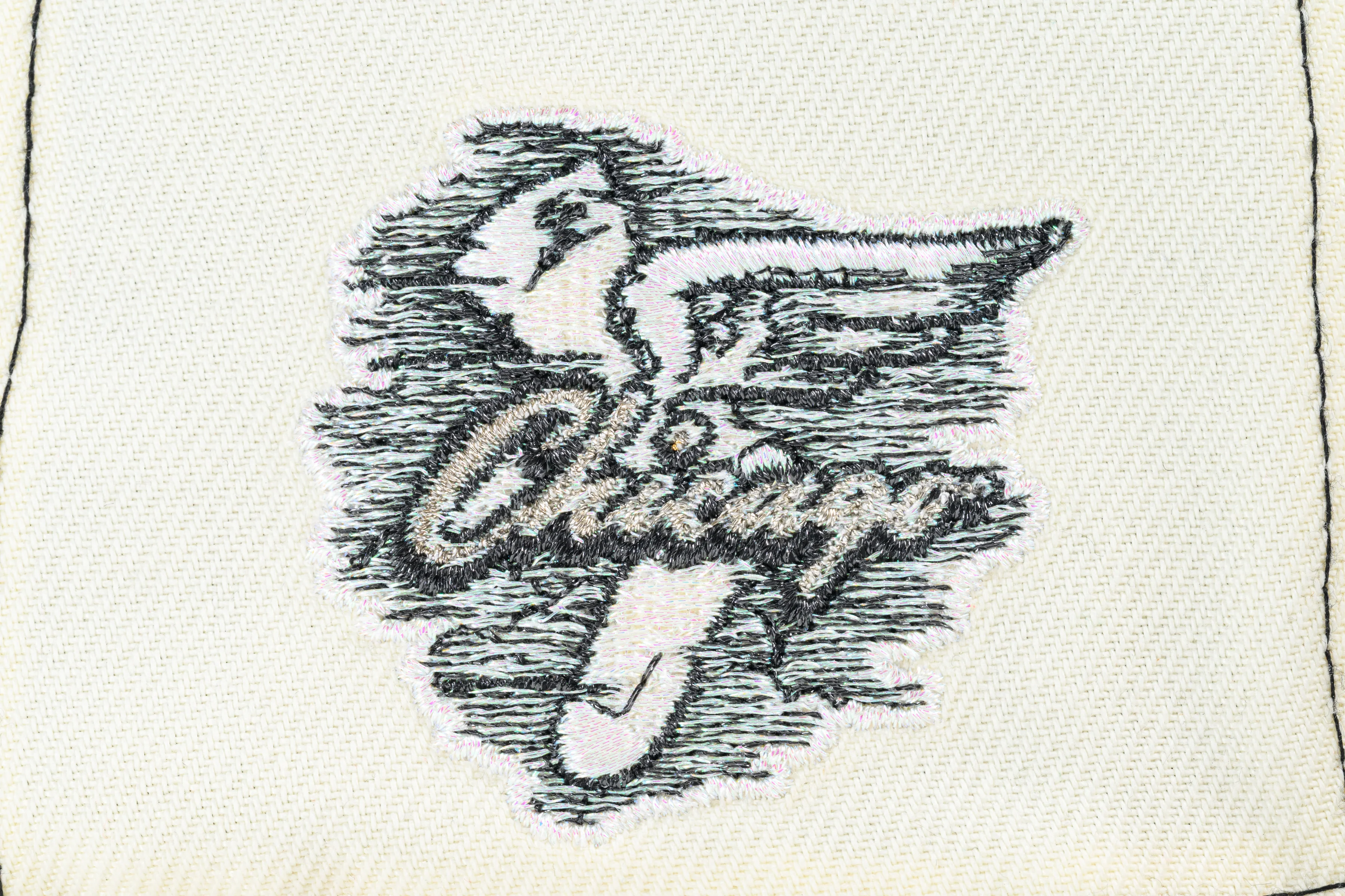 NEW ERA "WINGS" CHICAGO WHITE SOX FITTED HAT (GREY PINWHEEL) - Image 3