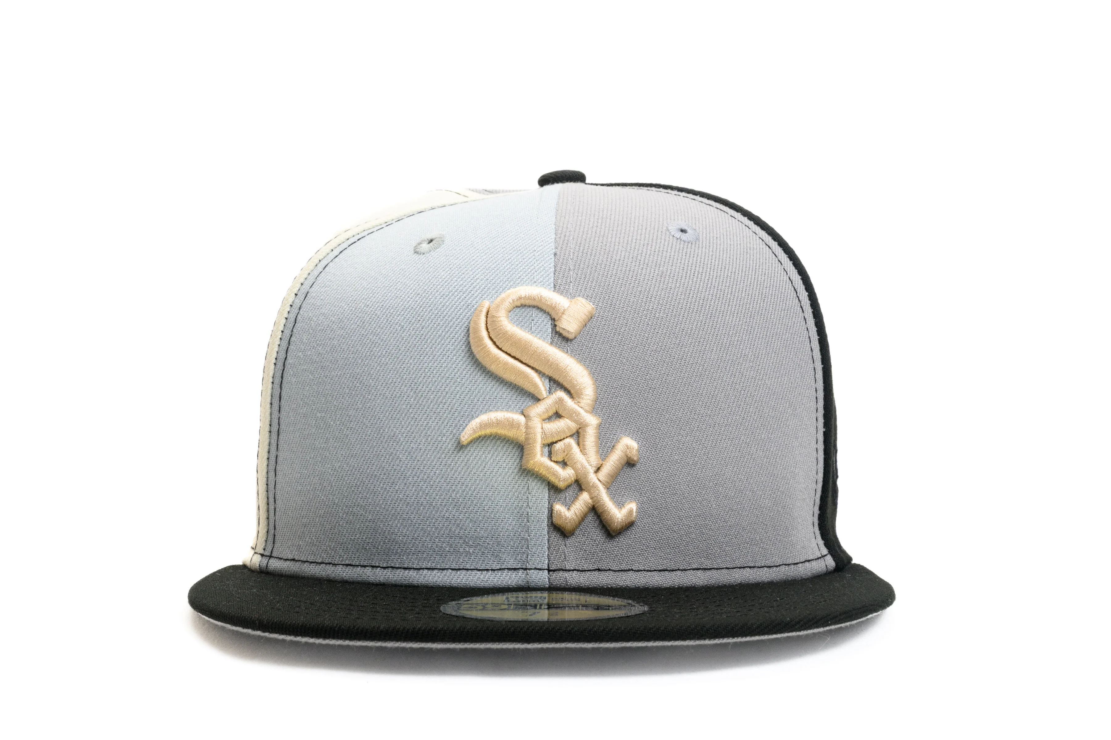 NEW ERA "WINGS" CHICAGO WHITE SOX FITTED HAT (GREY PINWHEEL) - Image 7