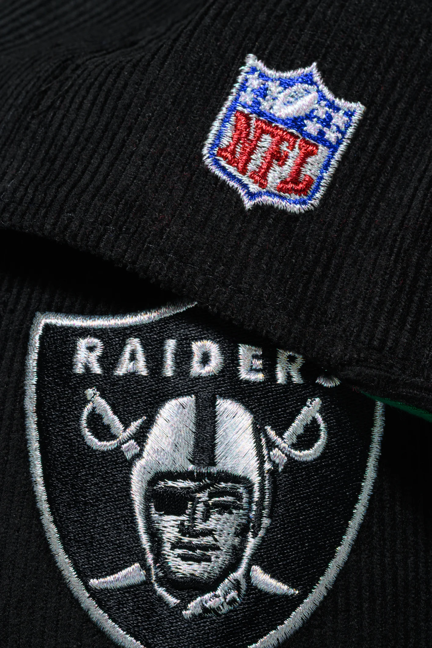 NEW ERA "YOUNG DOUGHBOY" LAS VEGAS RAIDERS FITTED HAT (BLACK CORDUROY) - Image 8