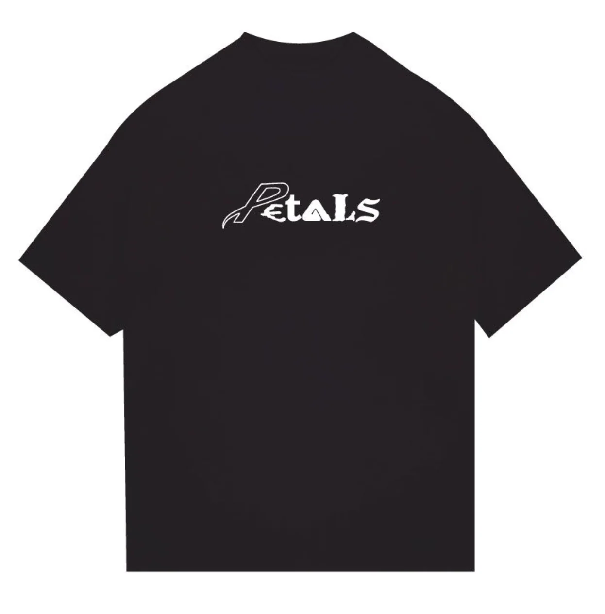 PETALS & PEACOCKS "ACRONYM" TEE (BLACK) - Image 2
