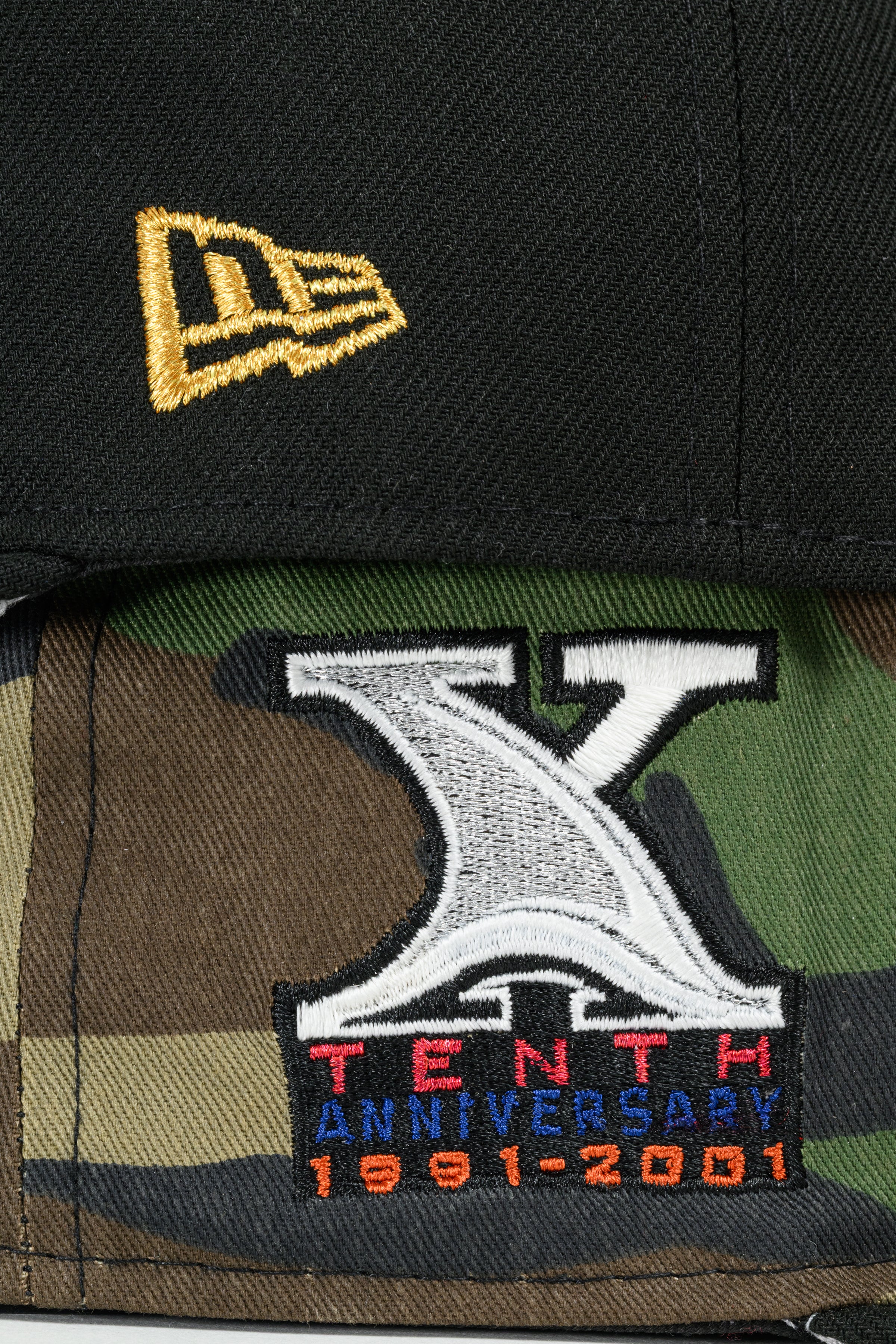 ***PRE-ORDER*** NEW ERA "BAYPE” SAN JOSE SHARKS  FITTED HAT (WOODLAND CAMO/BLACK/RED) - Image 10