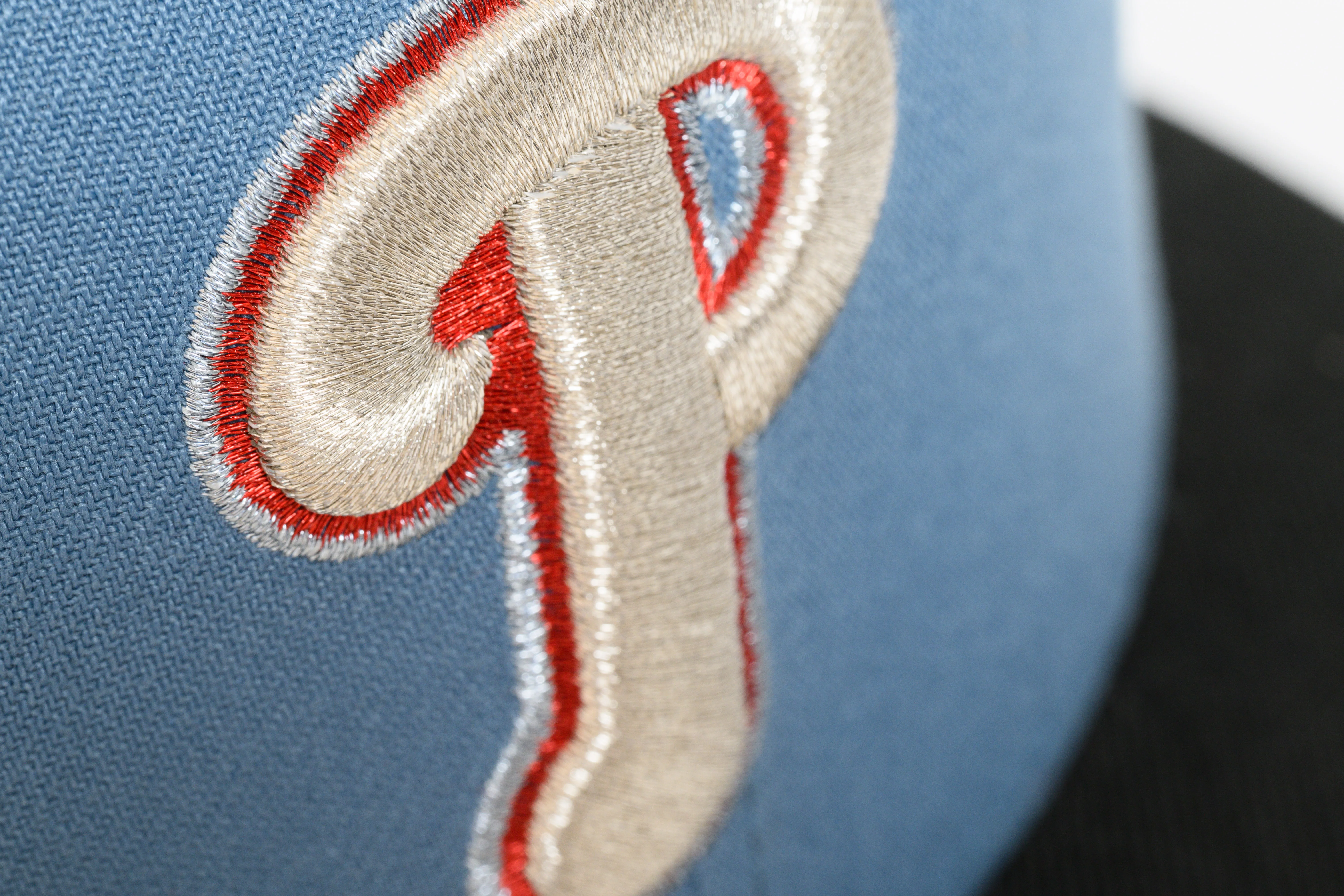 ***PRE-ORDER*** NEW ERA "OPT" PHILADELPHIA PHILLIES FITTED HAT (FADED BLUE/BLACK) - Image 7