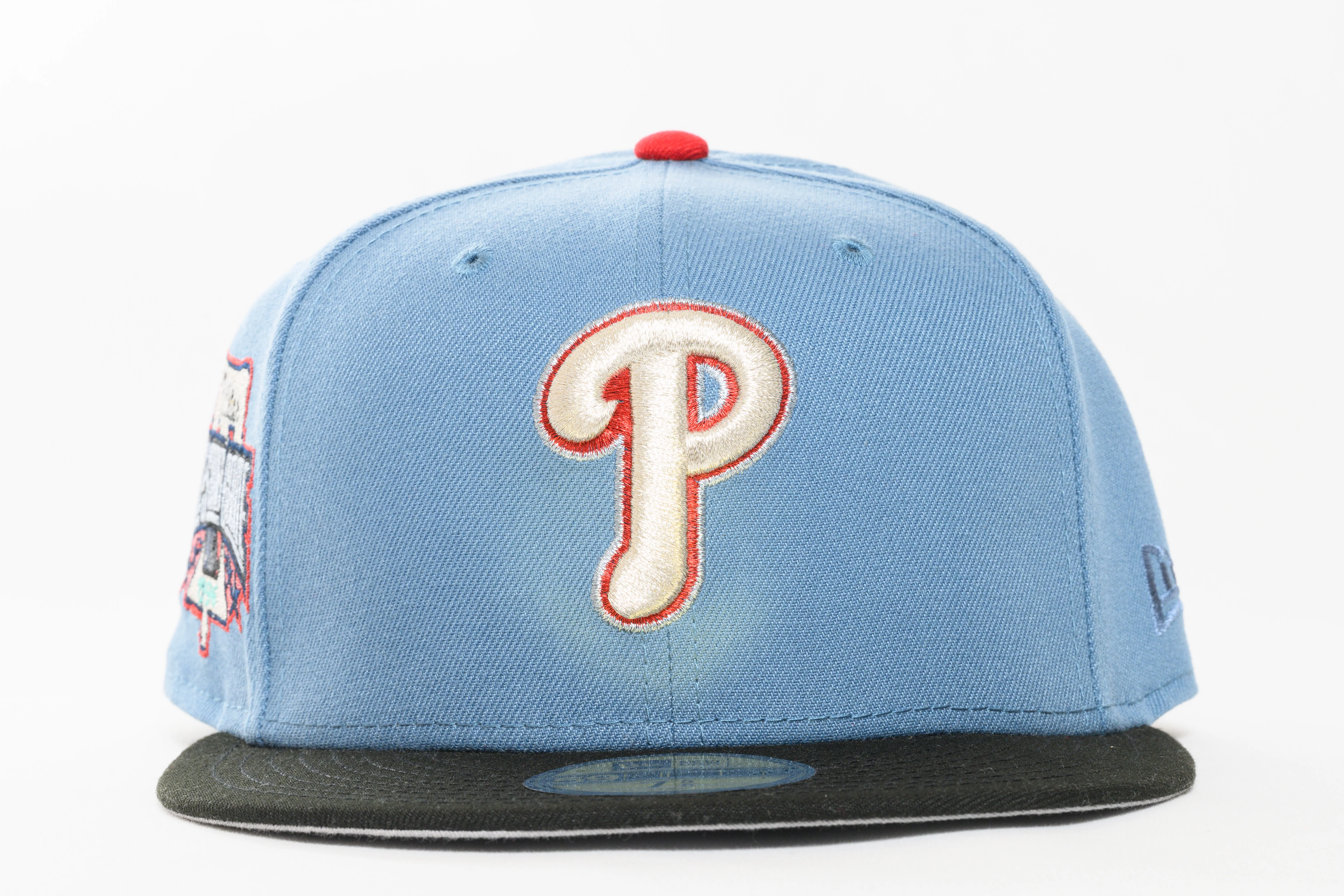 ***PRE-ORDER*** NEW ERA "OPT" PHILADELPHIA PHILLIES FITTED HAT (FADED BLUE/BLACK) - Image 8