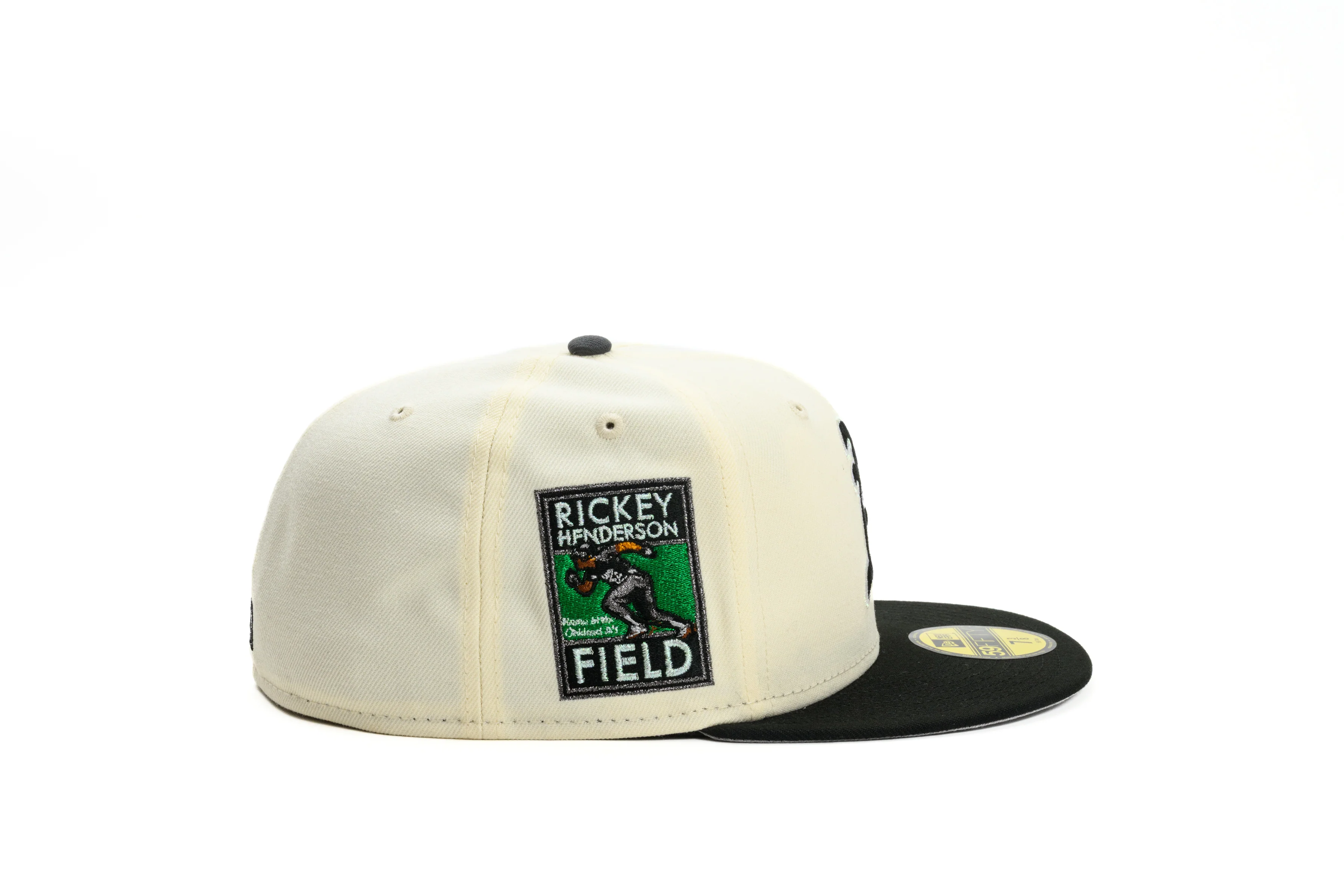 ***PRE-ORDER*** NEW ERA "TEKMO BO 2.0” OAKLAND ATHLETICS FITTED HAT (CHROME/BLACK/DARKGRAPHITE) - Image 6