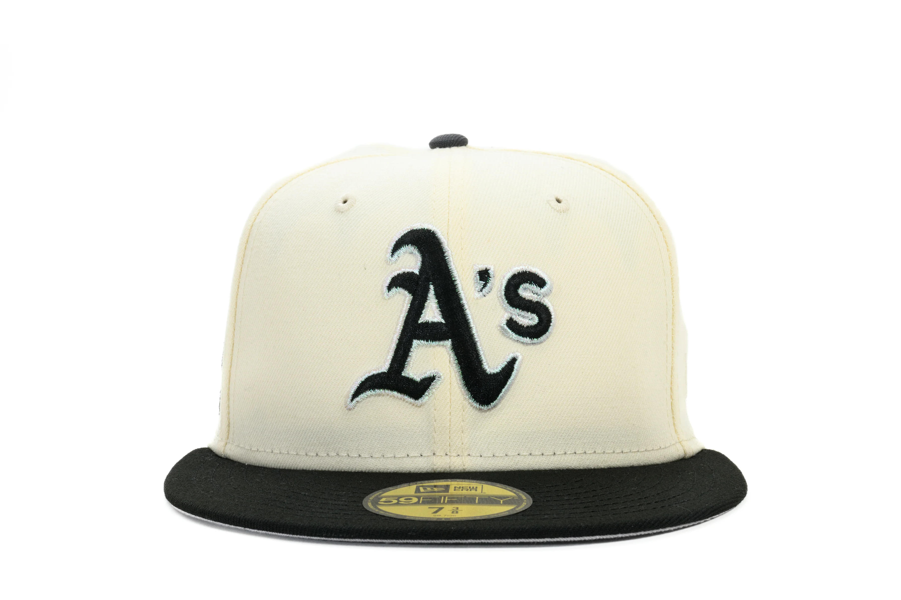 ***PRE-ORDER*** NEW ERA "TEKMO BO 2.0” OAKLAND ATHLETICS FITTED HAT (CHROME/BLACK/DARKGRAPHITE) - Image 9
