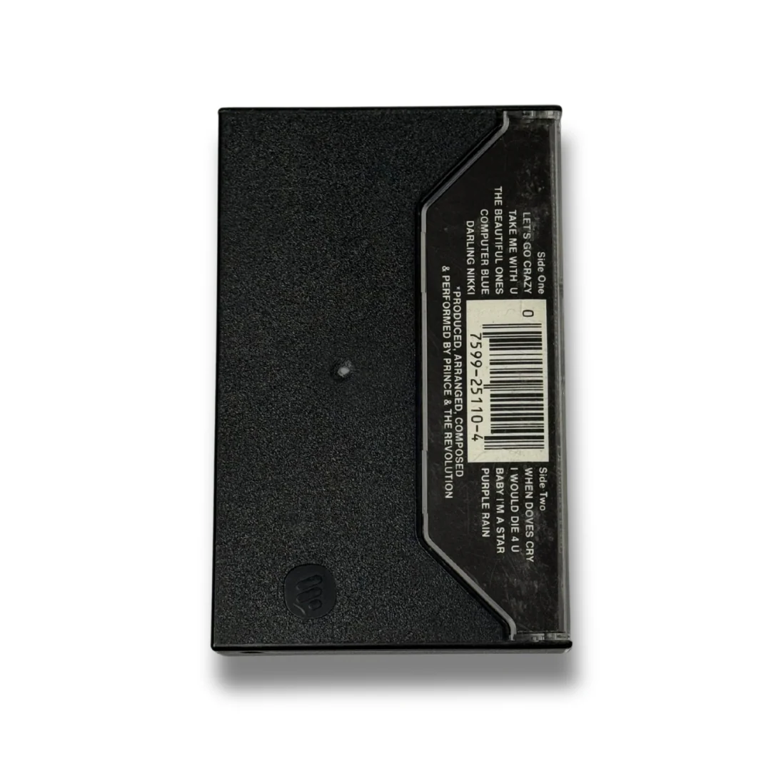 PRINCE āPURPLE RAIN SOUNDTRACKā CASSETTE TAPE (USED) - Image 2