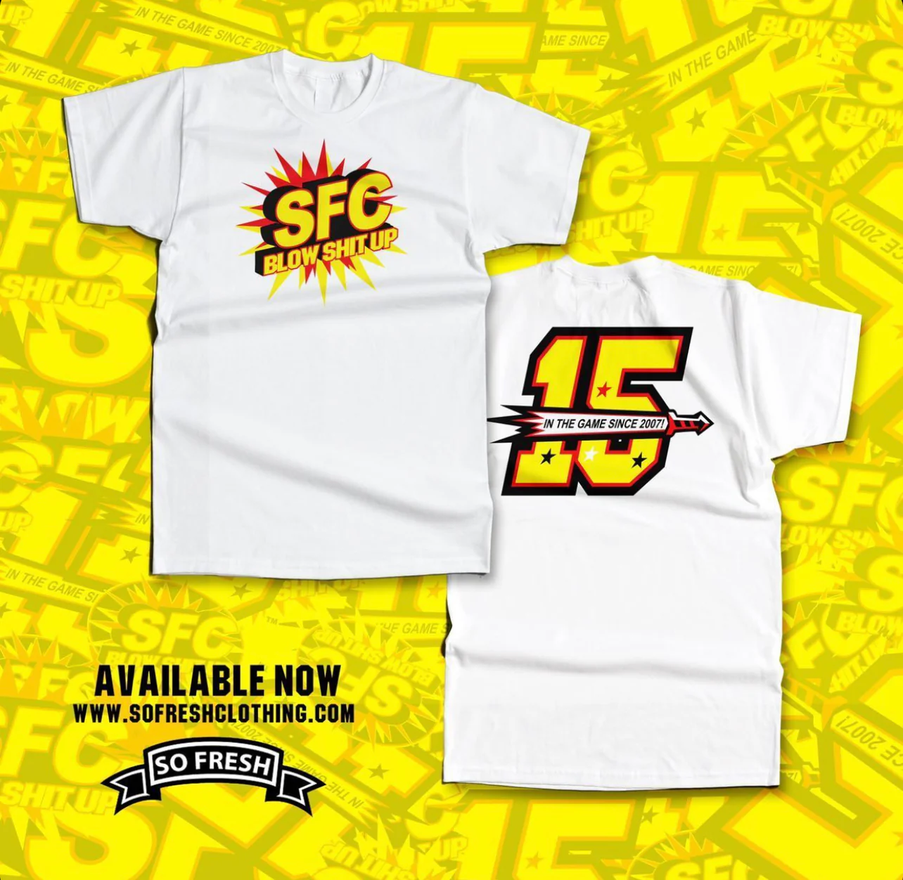 SFC “BOOM” TEE (WHITE)