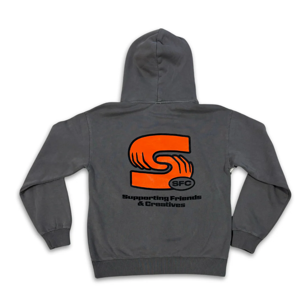 SFC "DAPS" FADED HOODY (CEMENT GREY)