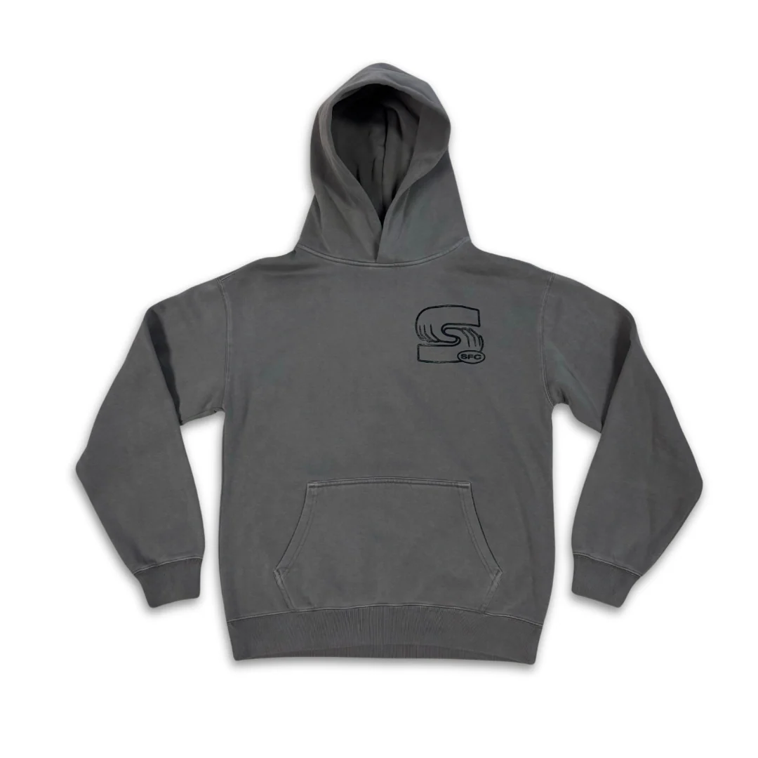 SFC "DAPS" FADED HOODY (CEMENT GREY) - Image 2