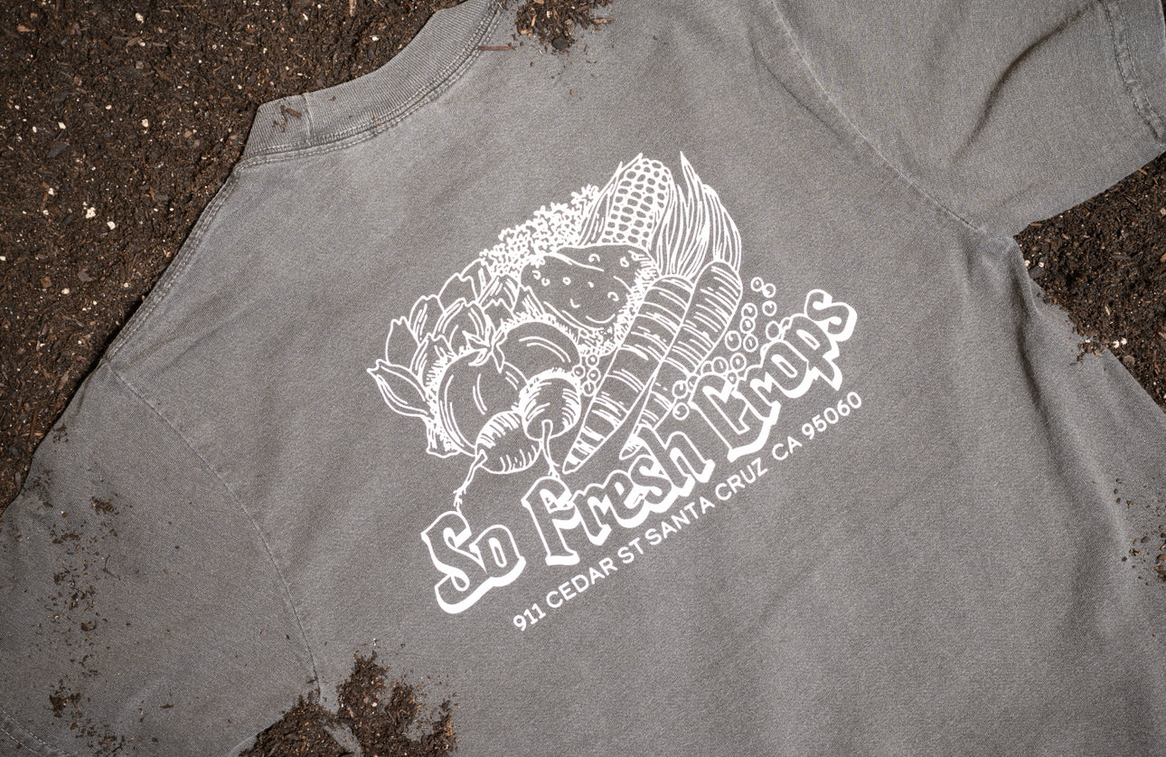 SFC "FRESH CROPS" HEAVYWEIGHT TEE (VINTAGE BLACK) - Image 3