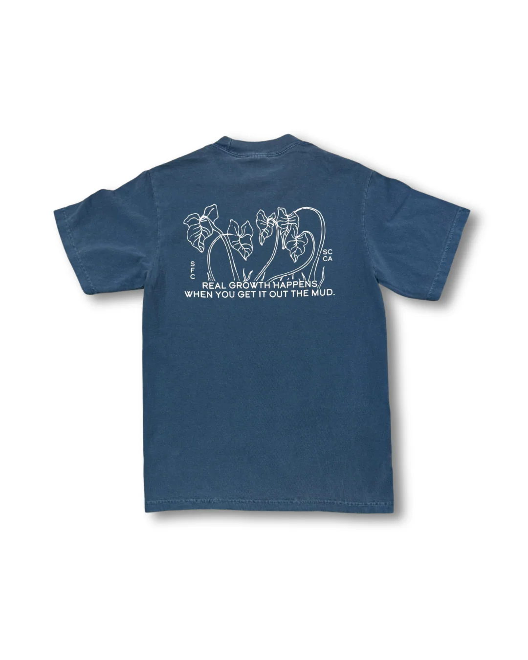 SFC "GROWTH" GARMENT DYED HEAVYWEIGHT TEE (VINTAGE BLUE)