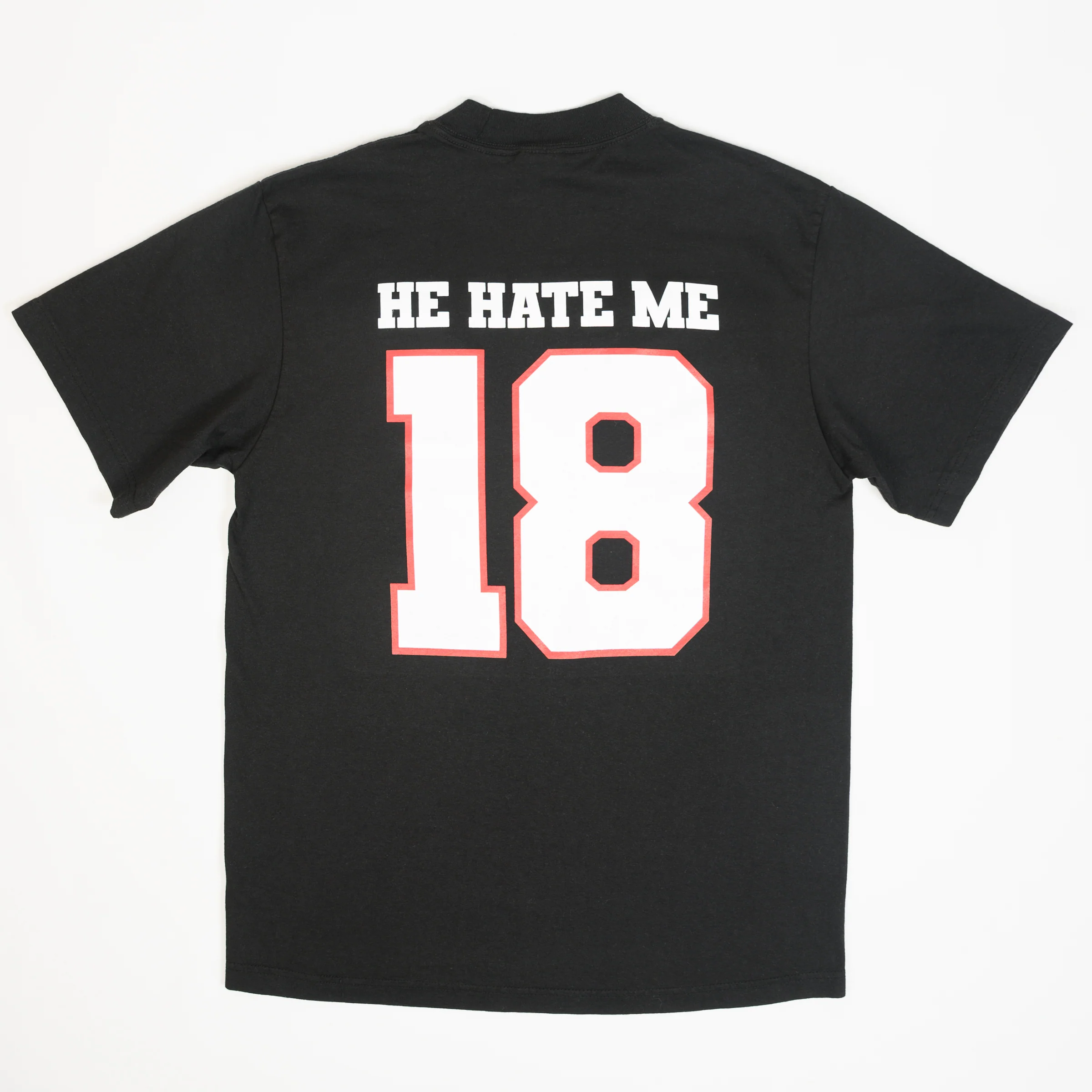 SFC "HE HATE ME" TEE (BLACK/RED) - Image 2
