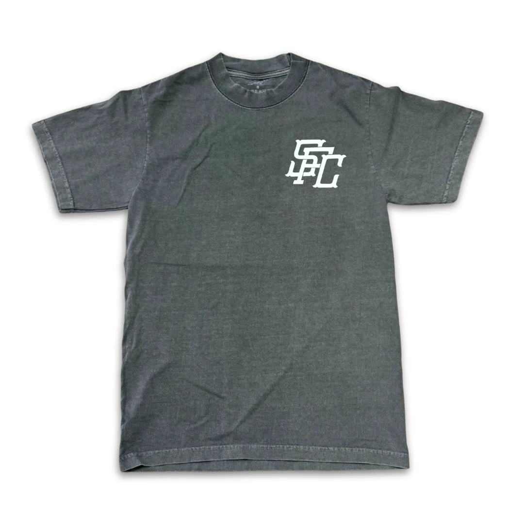 SFC "MONOGRAM" GARMENT DYED HEAVYWEIGHT TEE (CEMENT)
