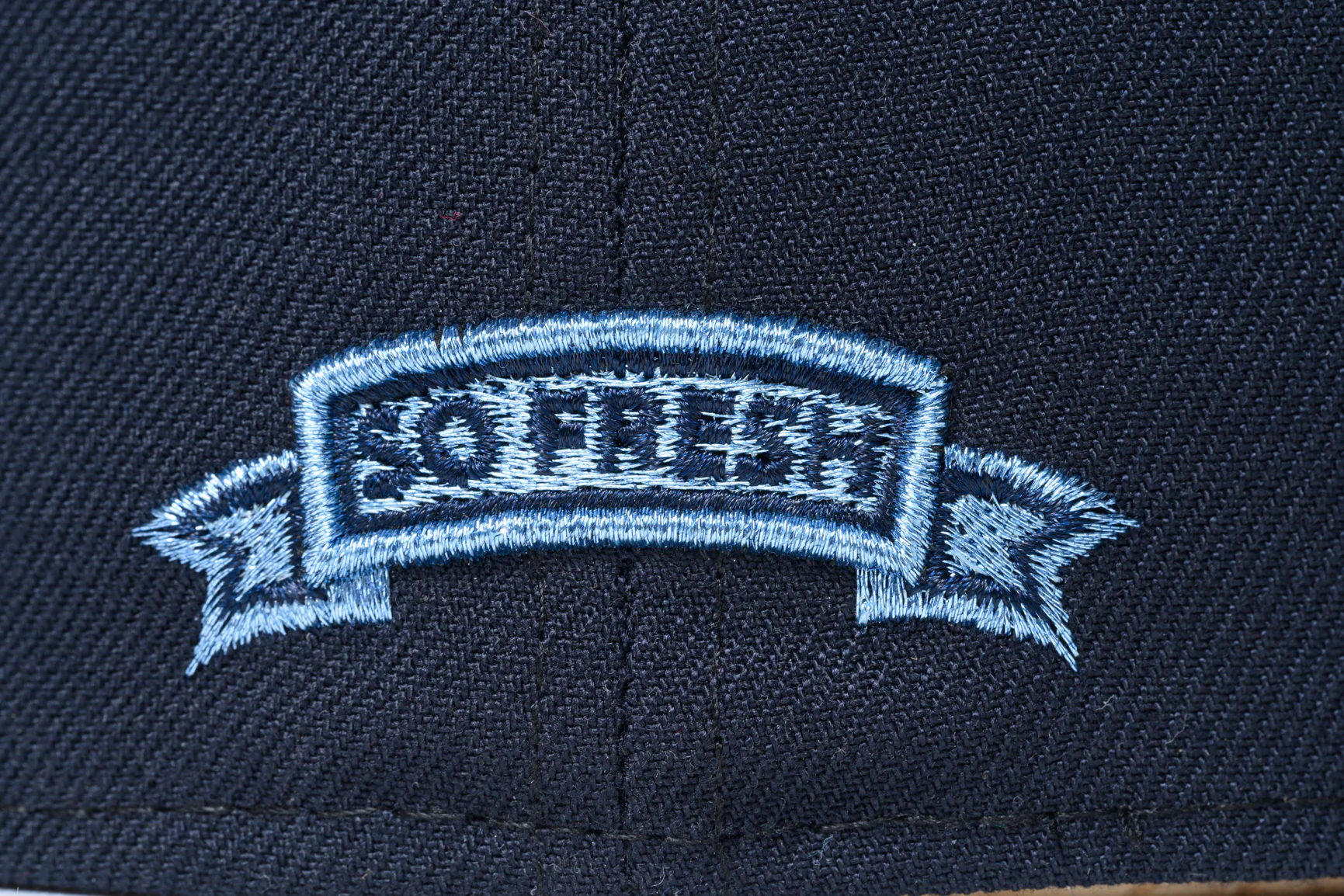 SFC "MONOGRAM" NEW ERA FITTED HAT (NAVY/OCEANSIDE BLUE) - Image 3