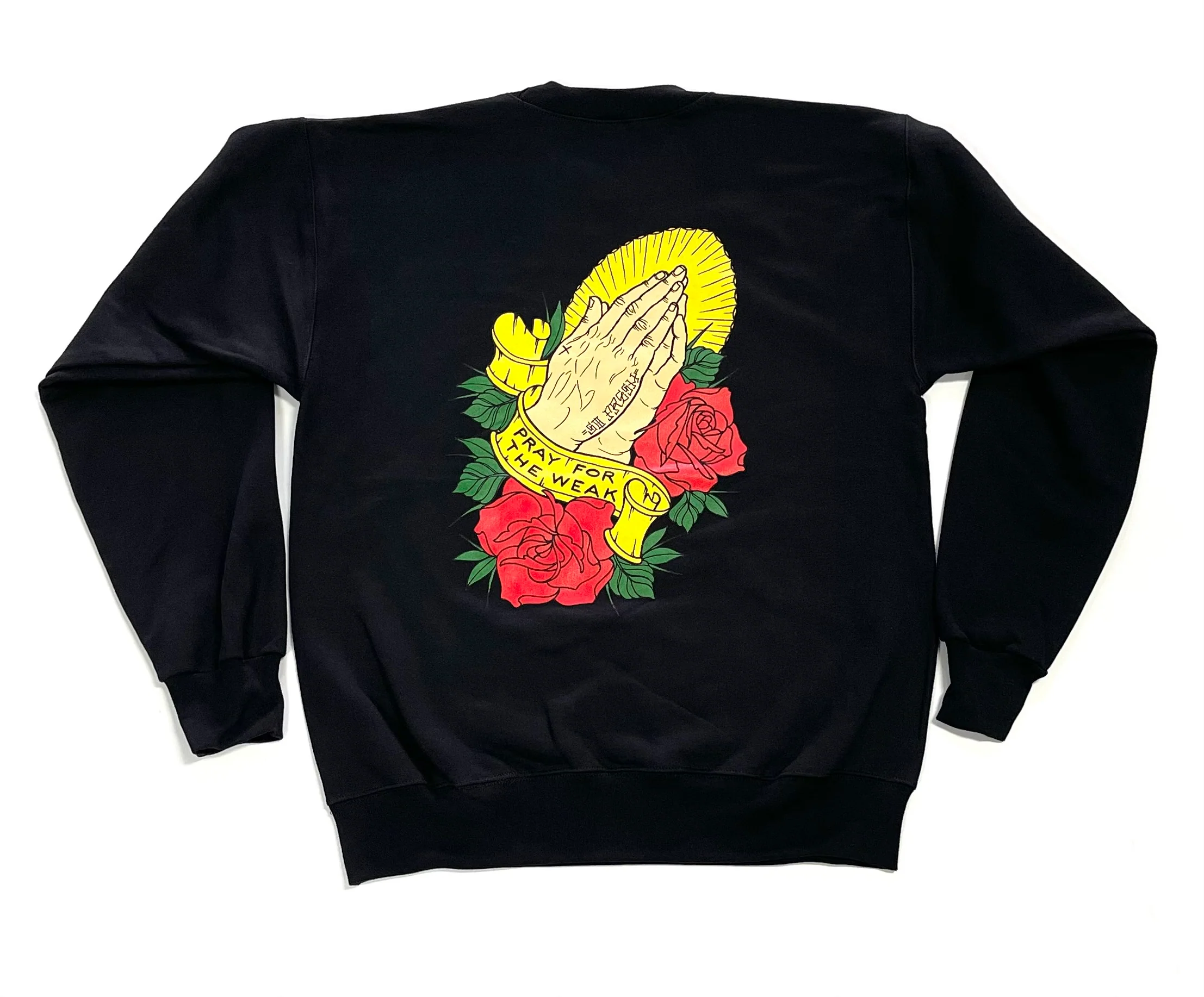 SFC “PRAY FOR THE WEAK” CREWNECK (BLACK/MULTI)