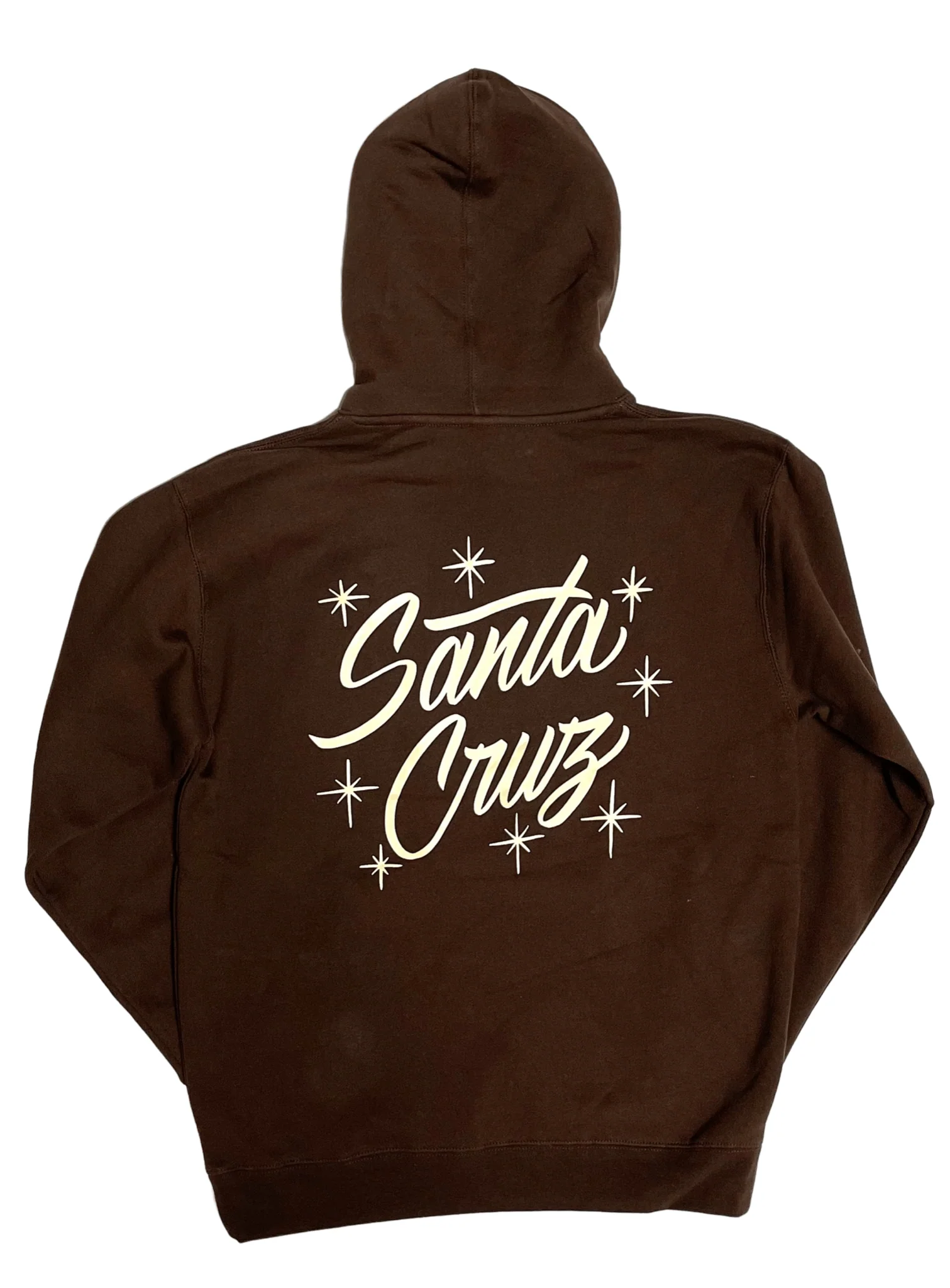 SFC "SC SCRIPT" HEAVYWEIGHT HOODY (BROWN/CREAM) - Image 3