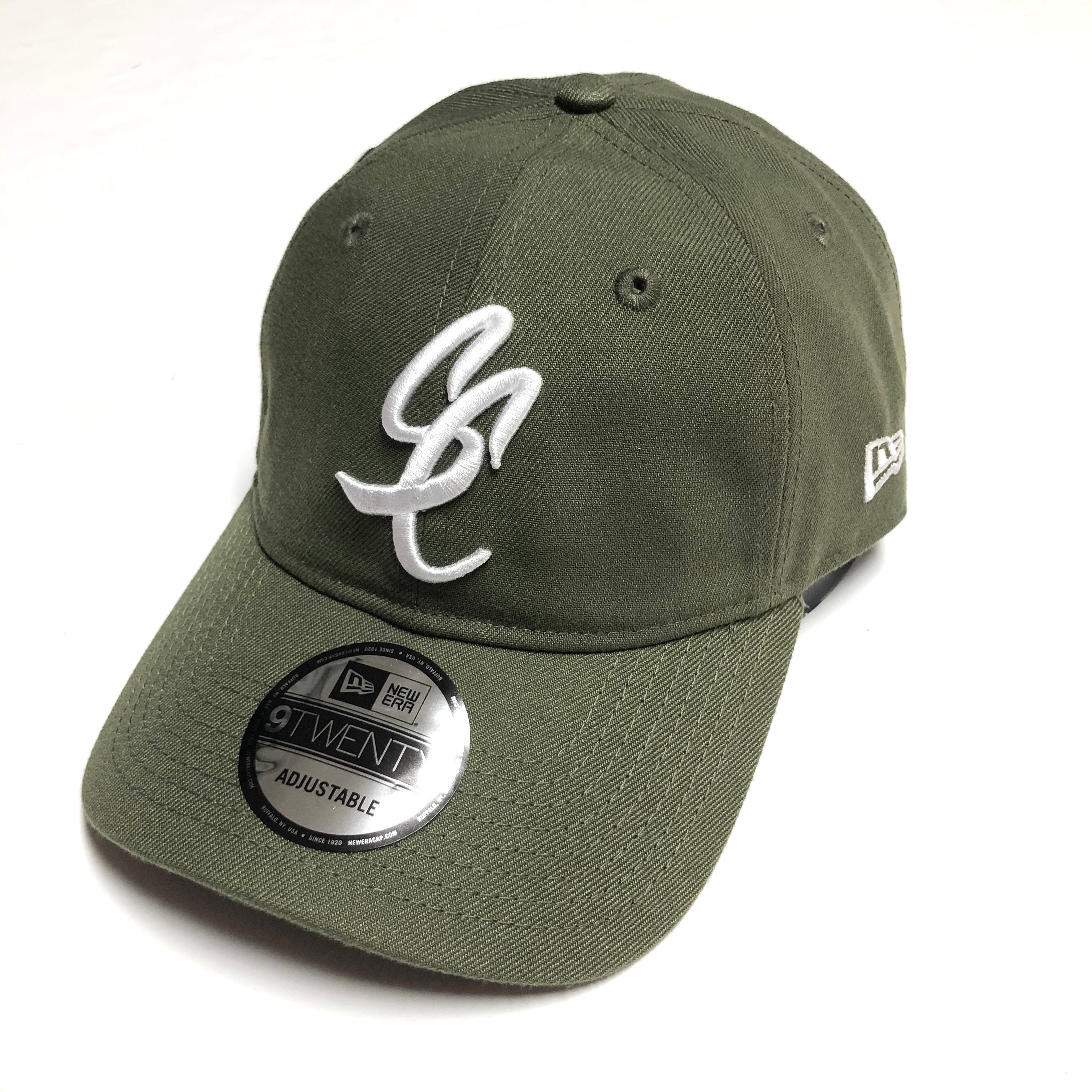 SFC "SC SCRIPT" NEW ERA DAD HAT (OLIVE GREEN)