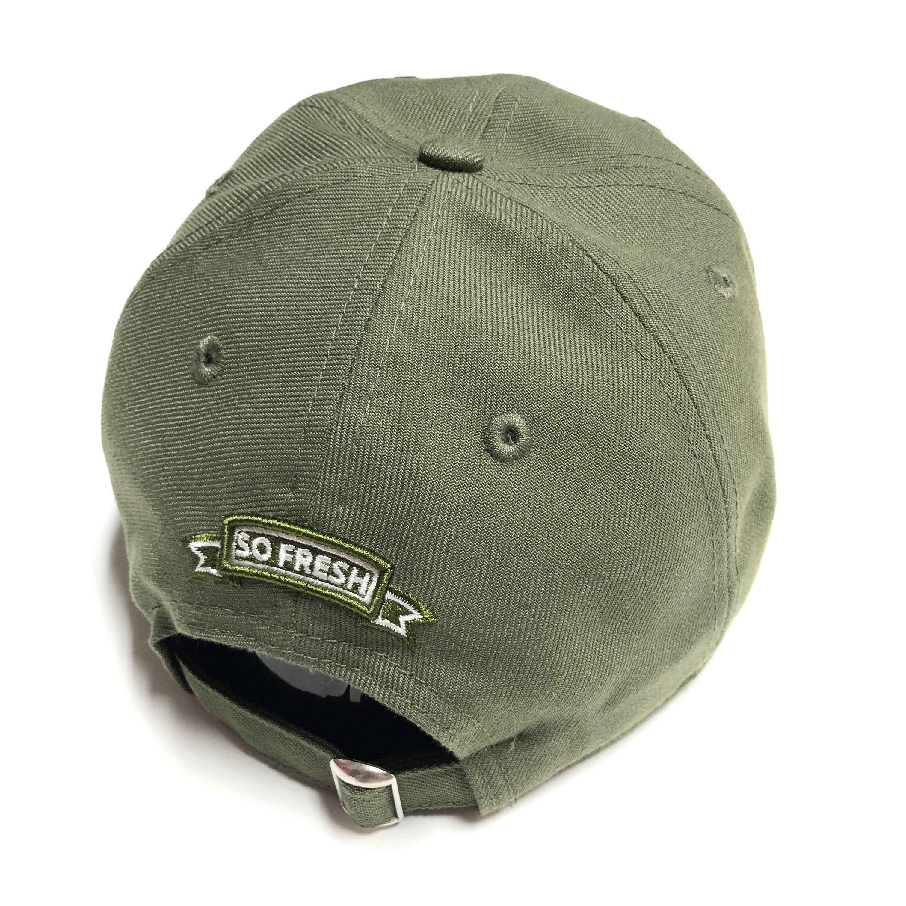 SFC "SC SCRIPT" NEW ERA DAD HAT (OLIVE GREEN) - Image 2