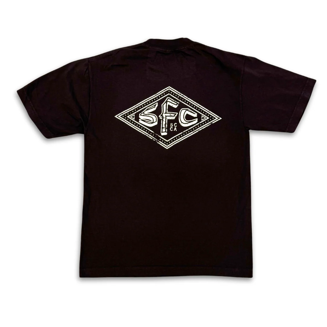 SFC "WORKWEAR" GARMENT DYED HEAVYWEIGHT TEE (BROWN) - Image 2