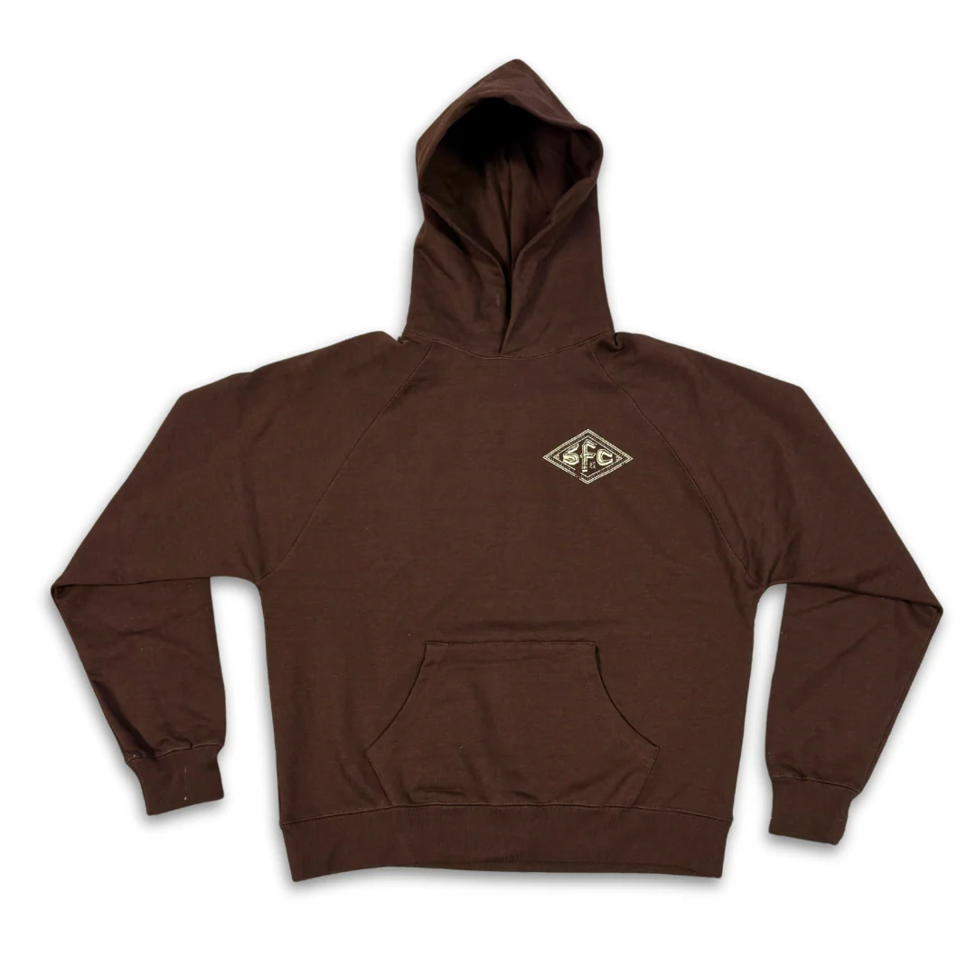 SFC "WORKWEAR" HOODY (BROWN) - Image 2