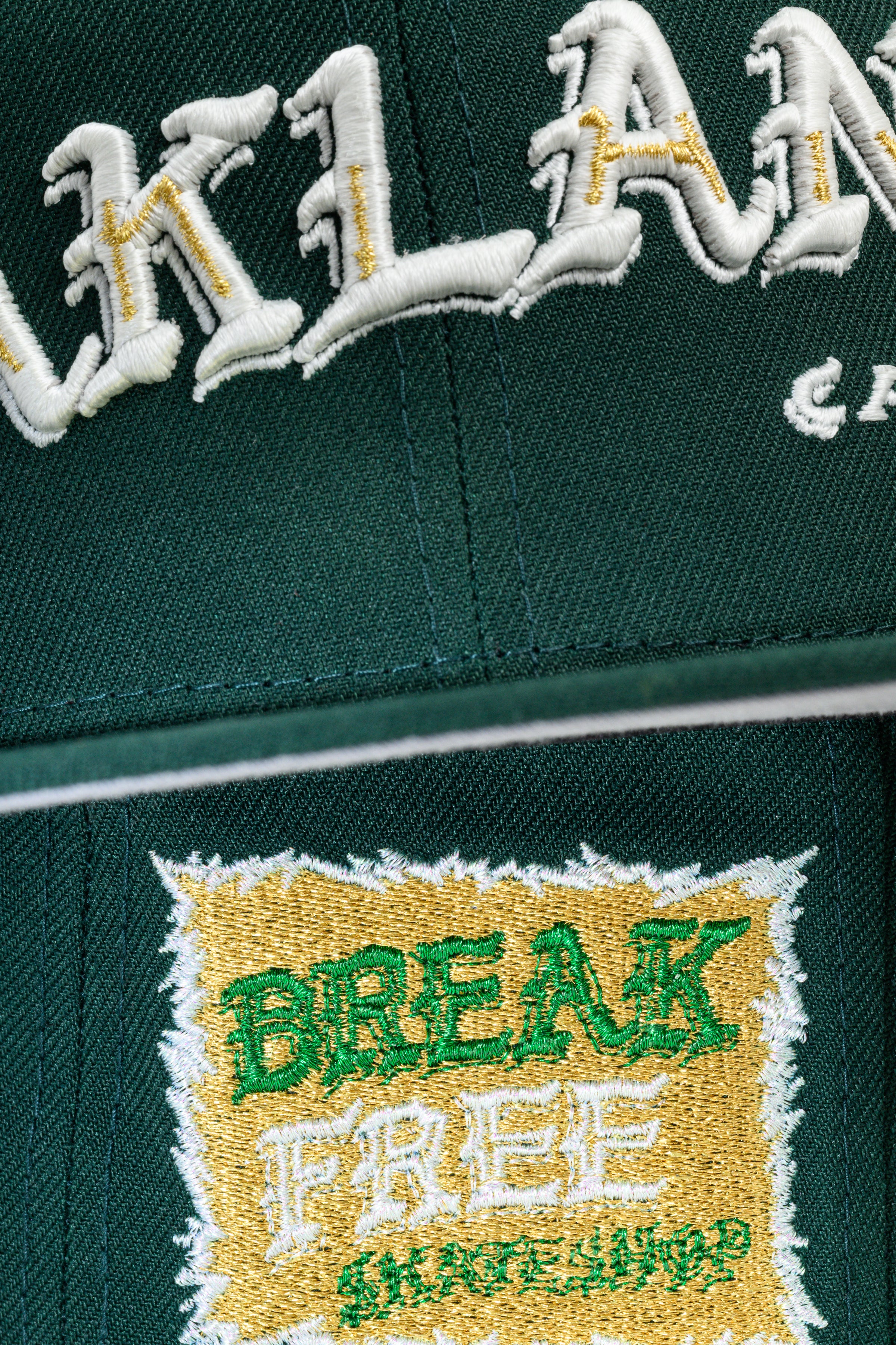 SFC X BREAK FREE "1212" NEW ERA FITTED HAT (DARK GREEN/CHROME) - Image 11