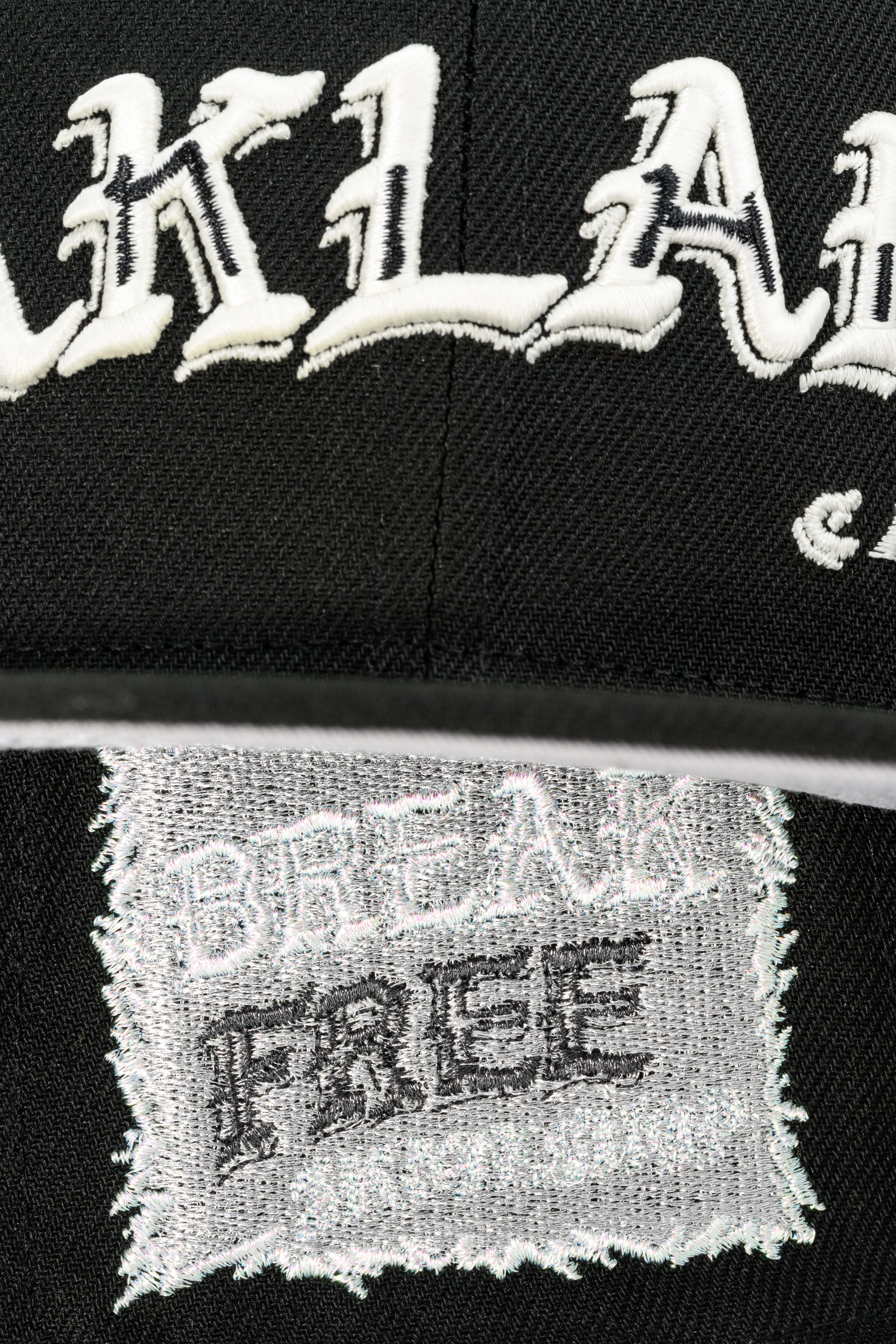 SFC X BREAK FREE "1212" NEW ERA FITTED HAT (BLACK/CHROME) - Image 11