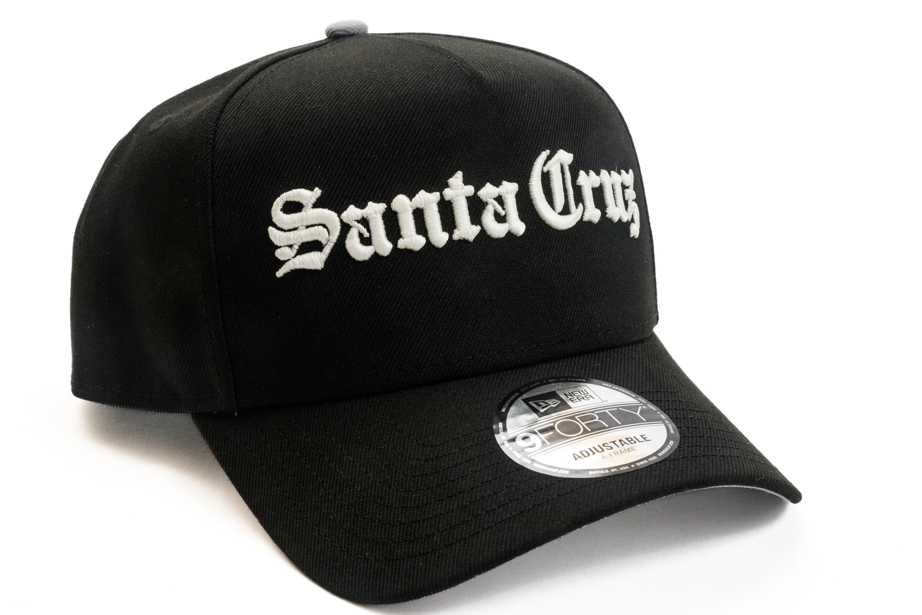 SFC X NEW ERA "OLD E" 9FORTY A-FRAME SNAPBACK (BLACK/WHITE)