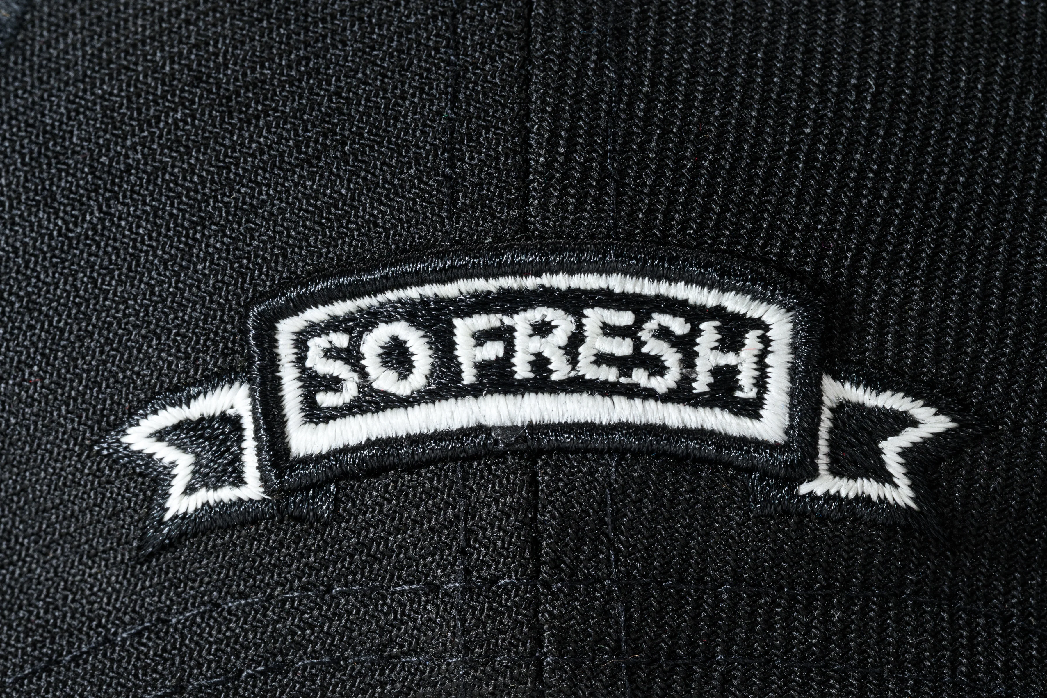 SFC X NEW ERA "OLD E" 9FORTY A-FRAME SNAPBACK (BLACK/WHITE) - Image 3