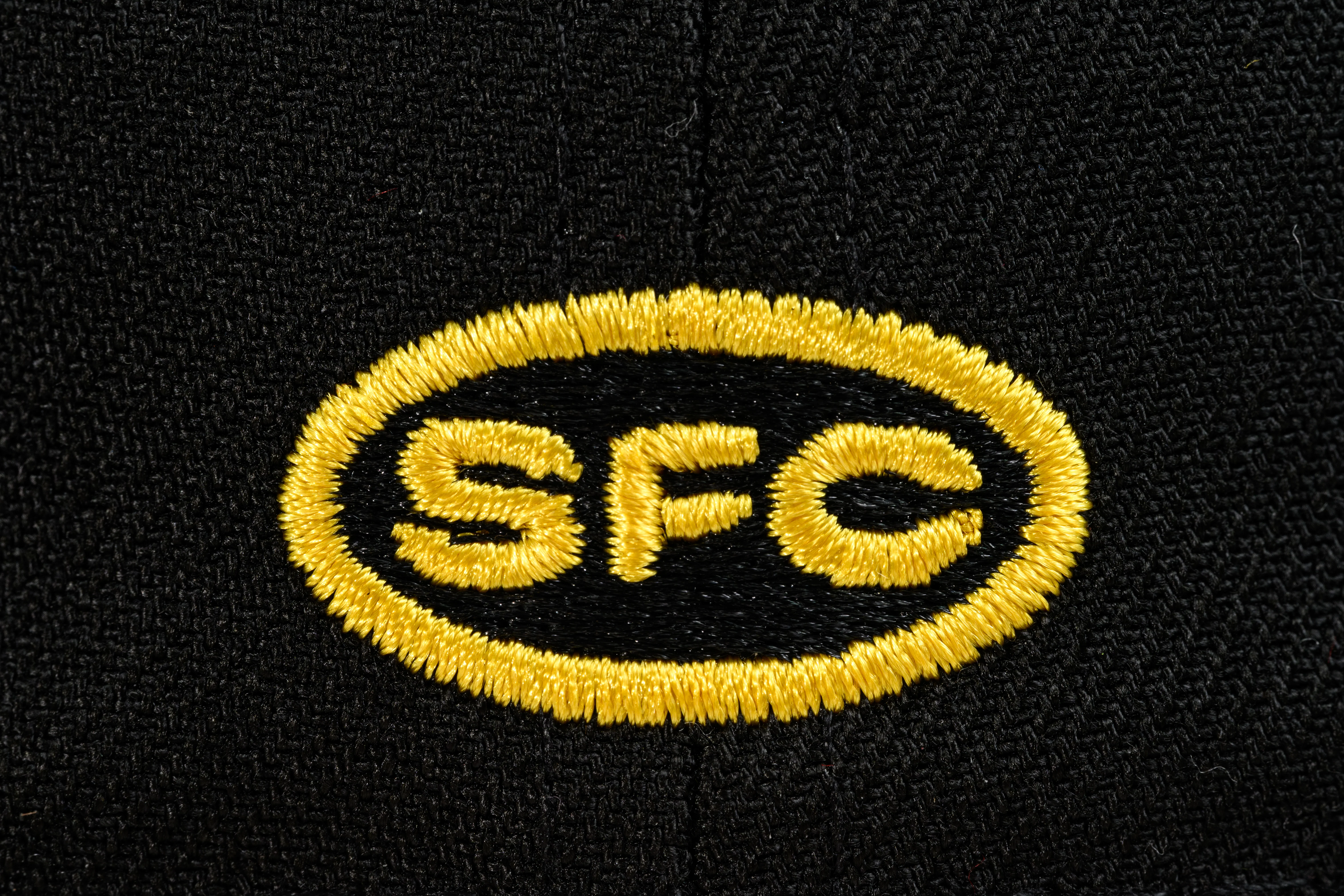 SFC X NEW ERA "OLD E" FITTED HAT (BLACK/YELLOW) - Image 4
