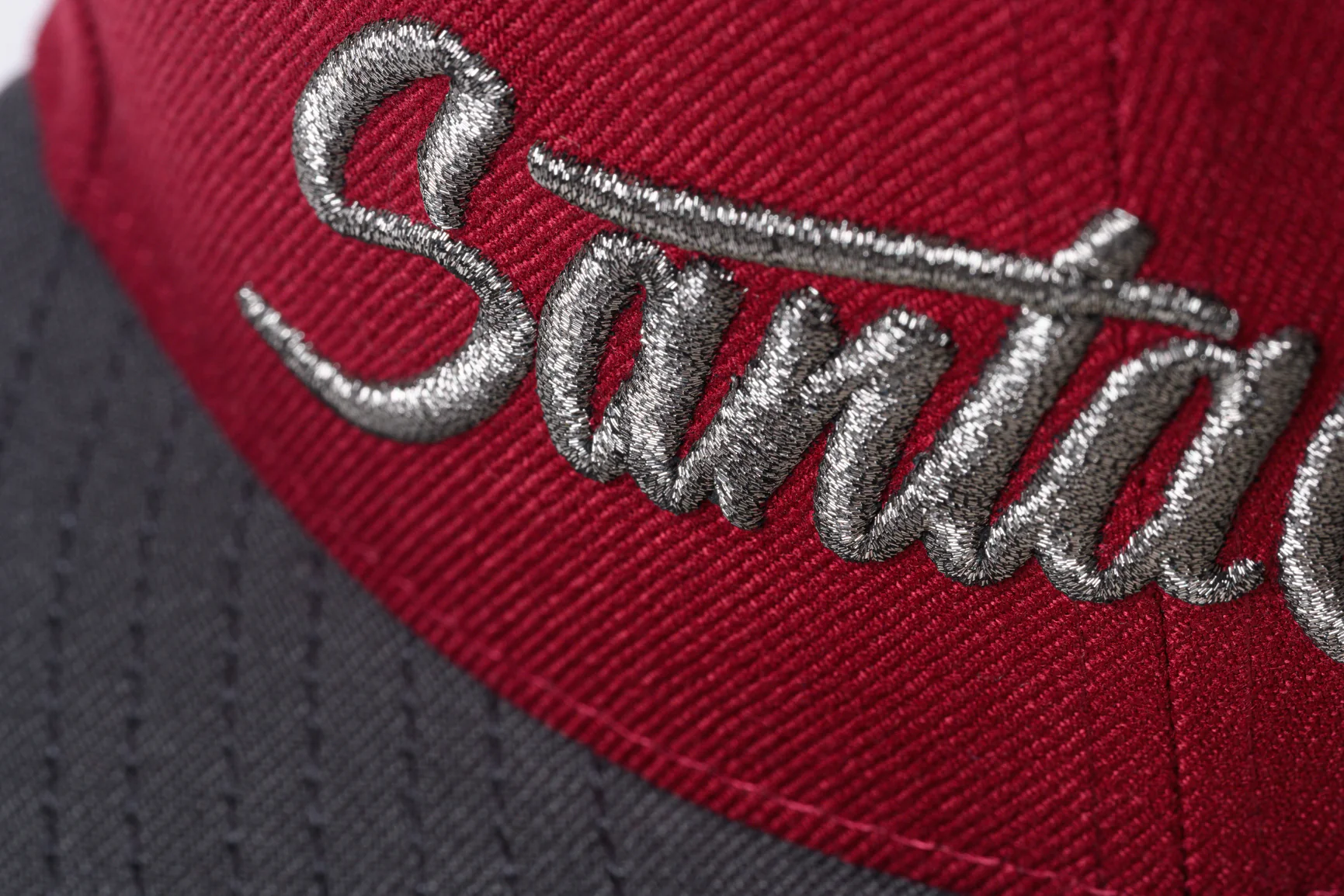 SFC X NEW ERA "SANTA CRUZ SCRIPT" SNAPBACK (CARDINAL RED/GRAPHITE) - Image 6
