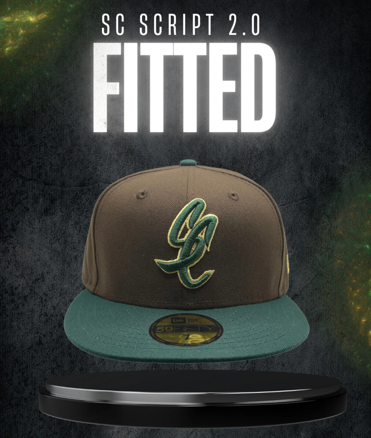 SFC X NEW ERA "SC SCRIPT 2.0" FITTED HAT (BEEF & BROCCOLLI) - Image 2