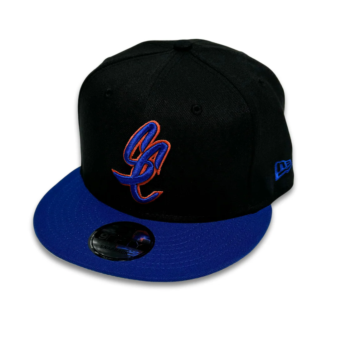 SFC X NEW ERA "SC SCRIPT 2.0" SNAPBACK (BLACK/BLUE/ORANGE)