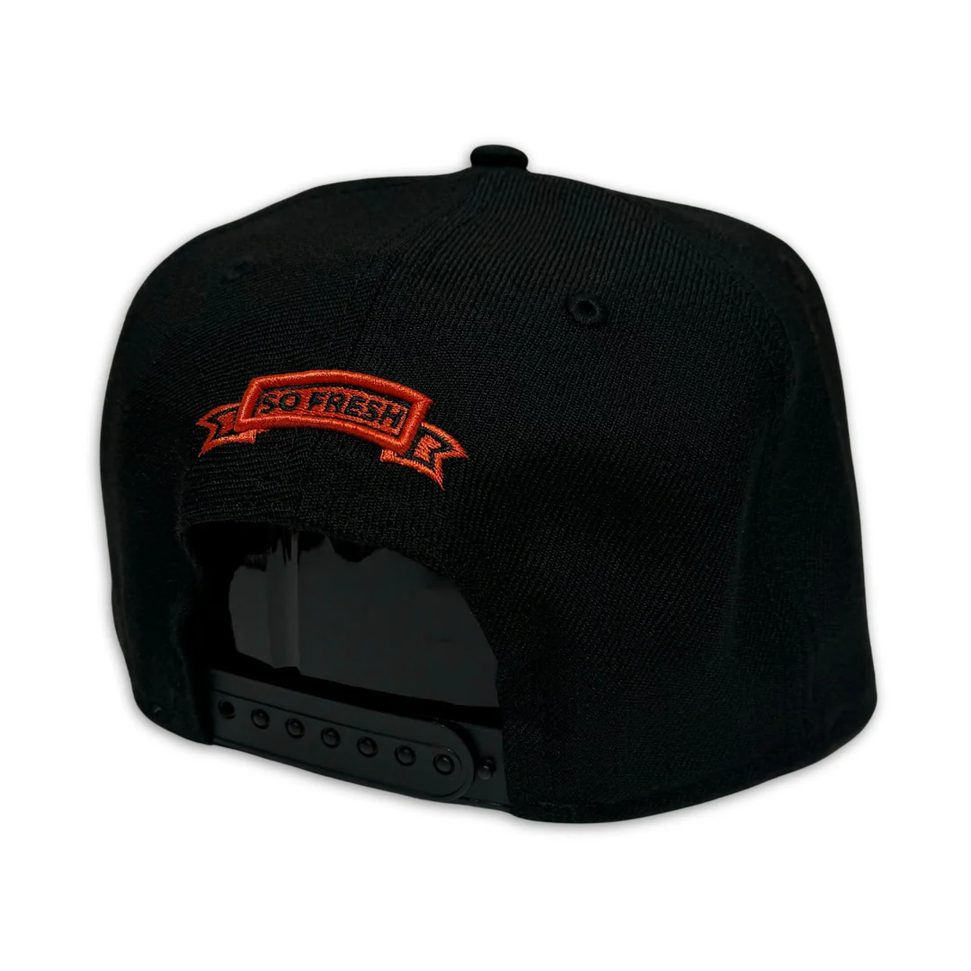 SFC X NEW ERA "SC SCRIPT 2.0" SNAPBACK (BLACK/ORANGE) - Image 3