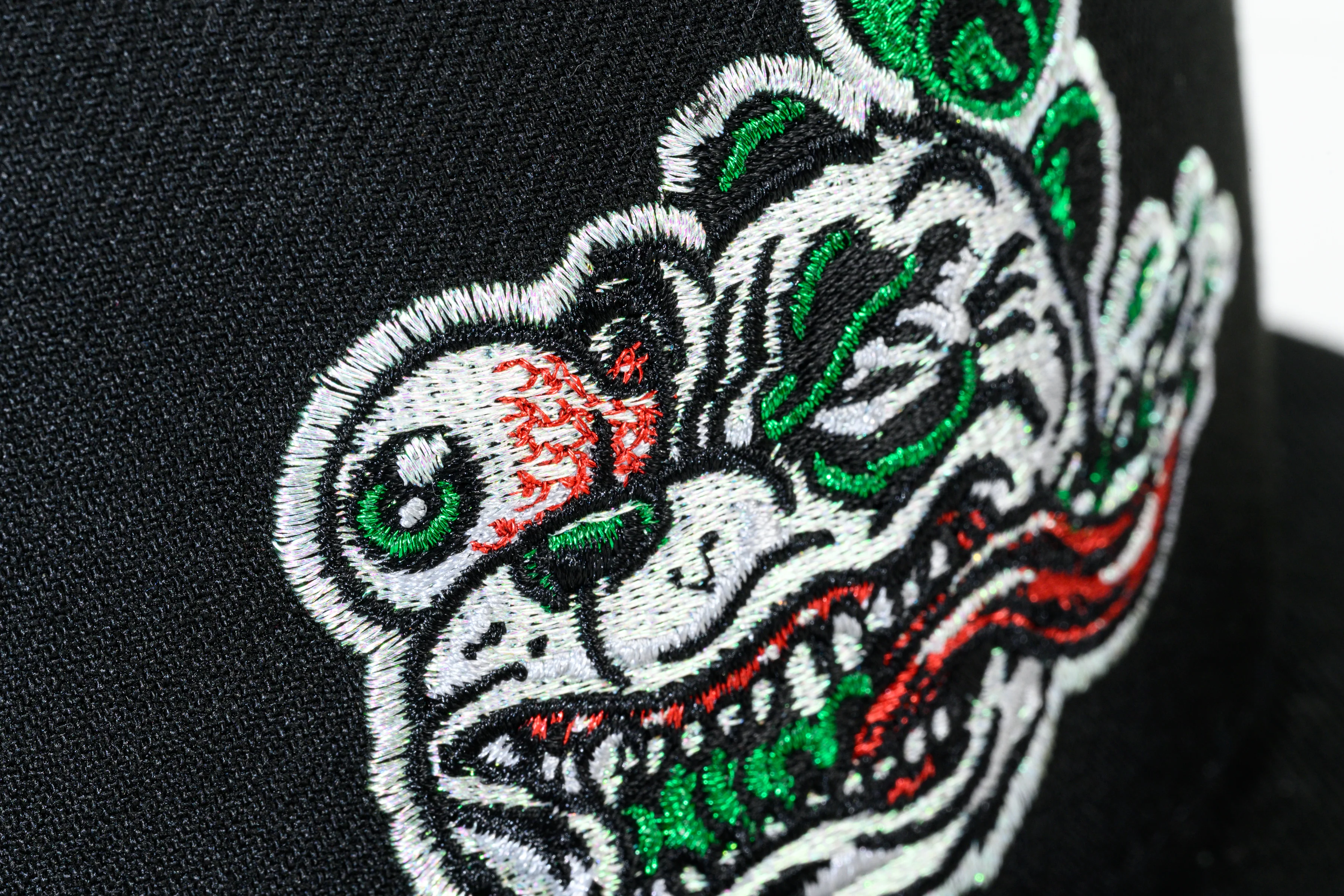 SFC X NMC "PANDA" NEW ERA FITTED HAT (BLACK/GREEN) - Image 2