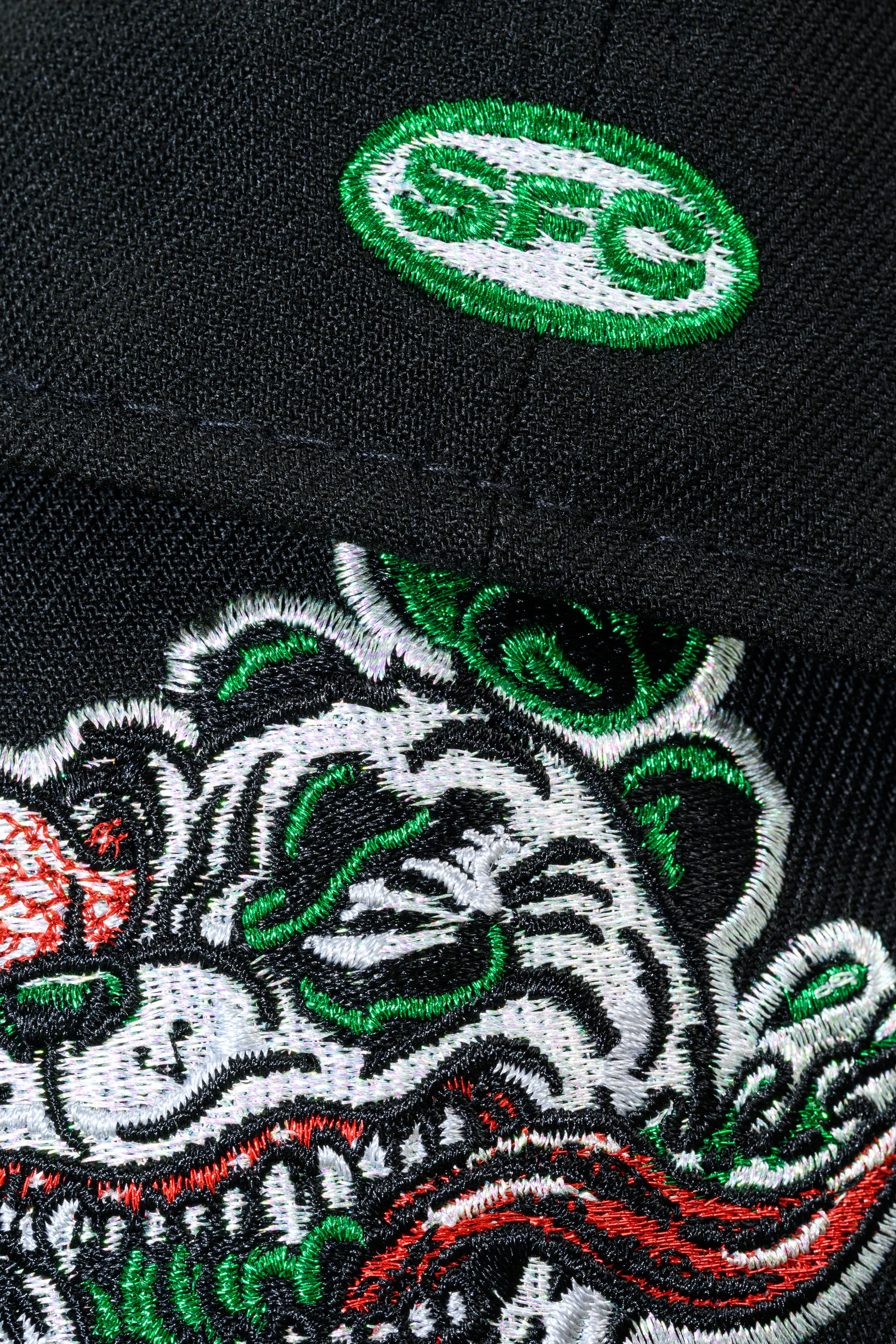 SFC X NMC "PANDA" NEW ERA FITTED HAT (BLACK/GREEN) - Image 9
