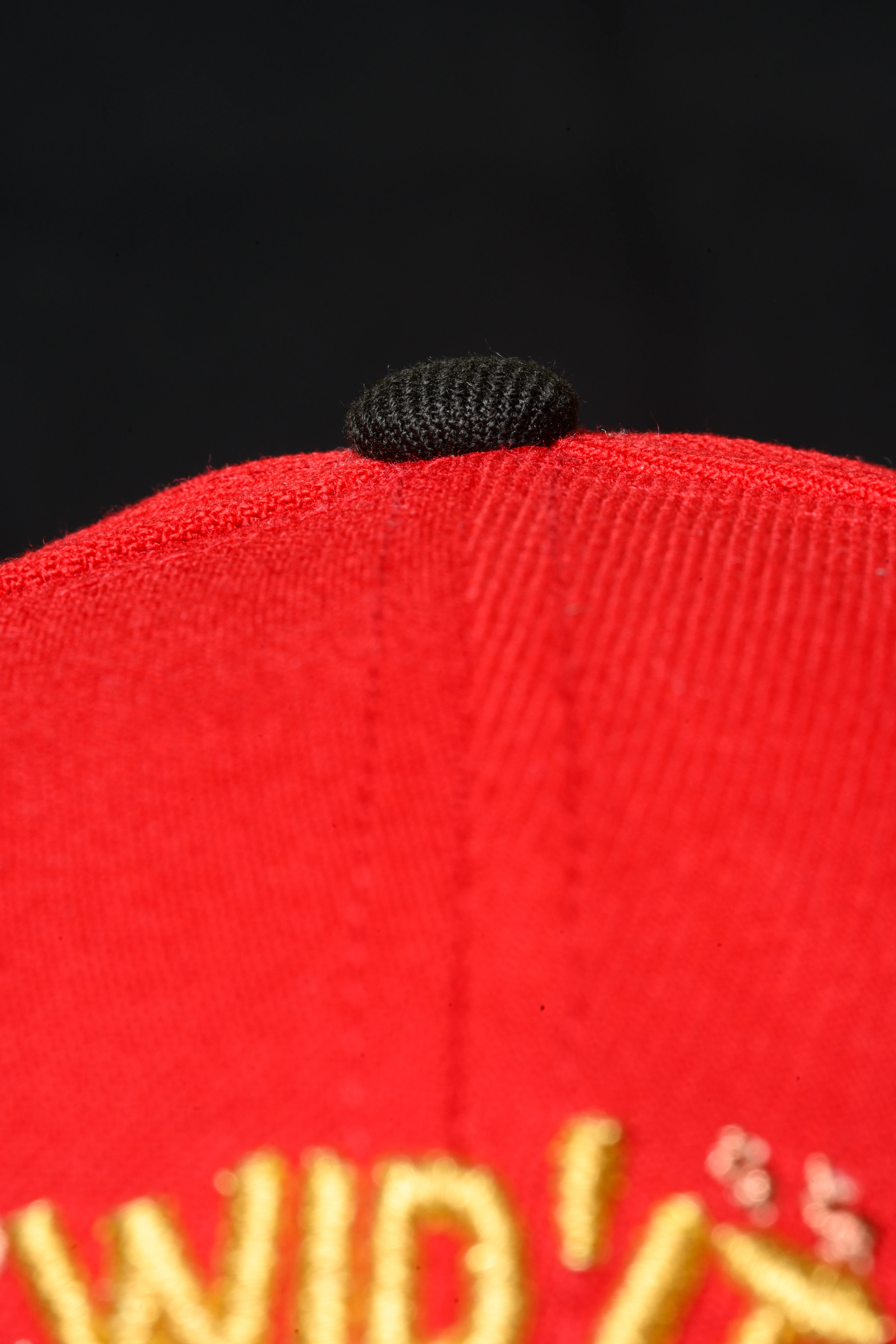 SFC X SICK WID IT RECORDS "40-NINER" NEW ERA FITTED HAT (RED/BLACK) - Image 4
