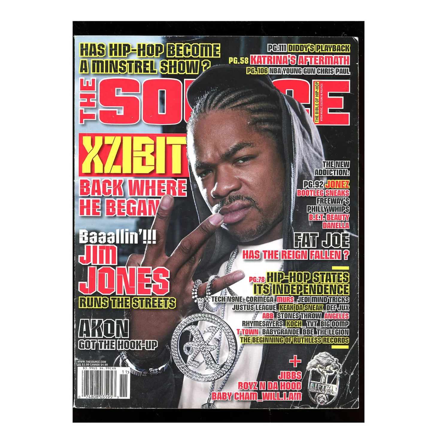 SOURCE "XZIBIT COVER" MAGAZINE (USED)