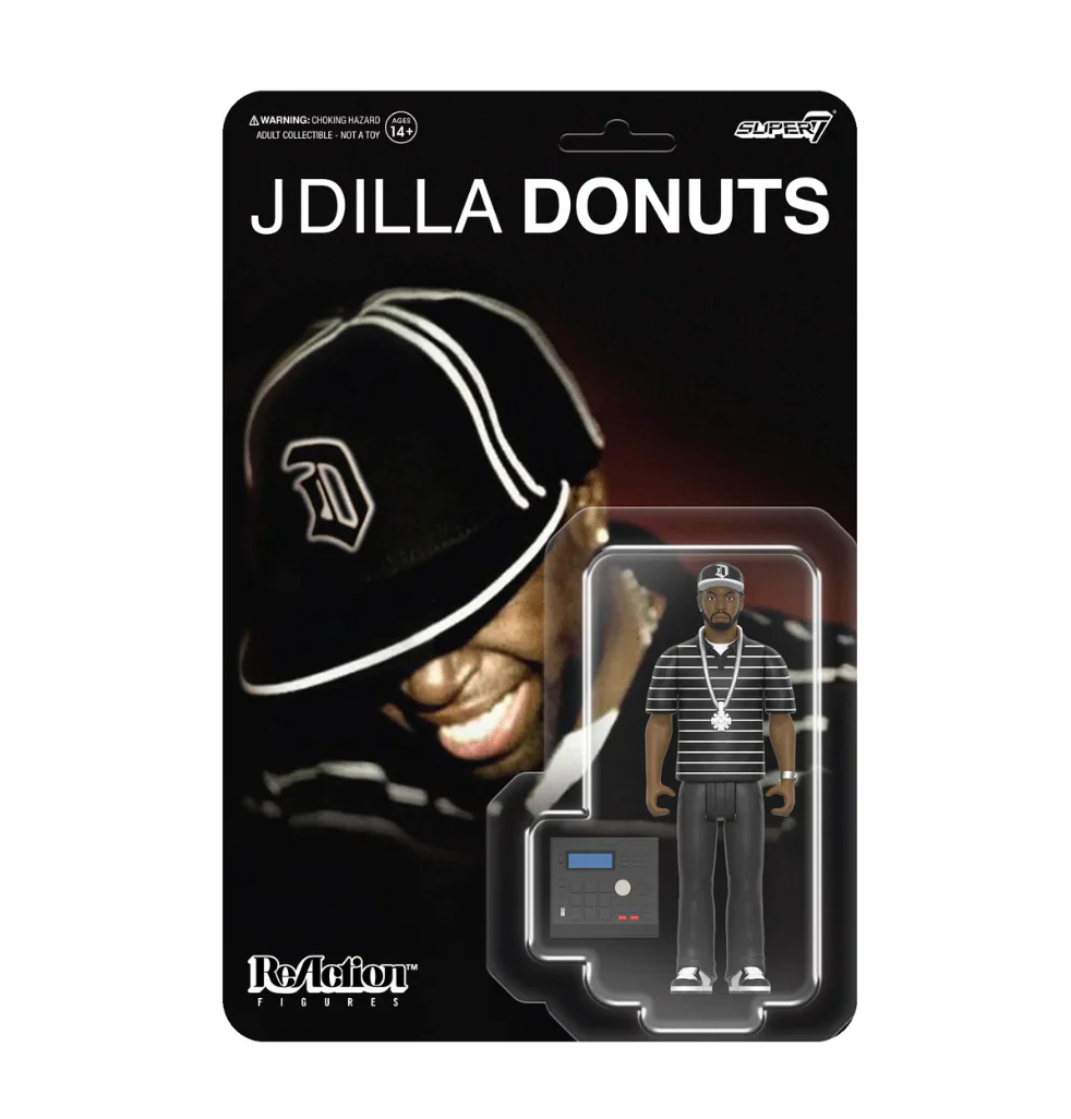 SUPER 7 "DONUTS SMILE" J DILLA REACTION FIGURE