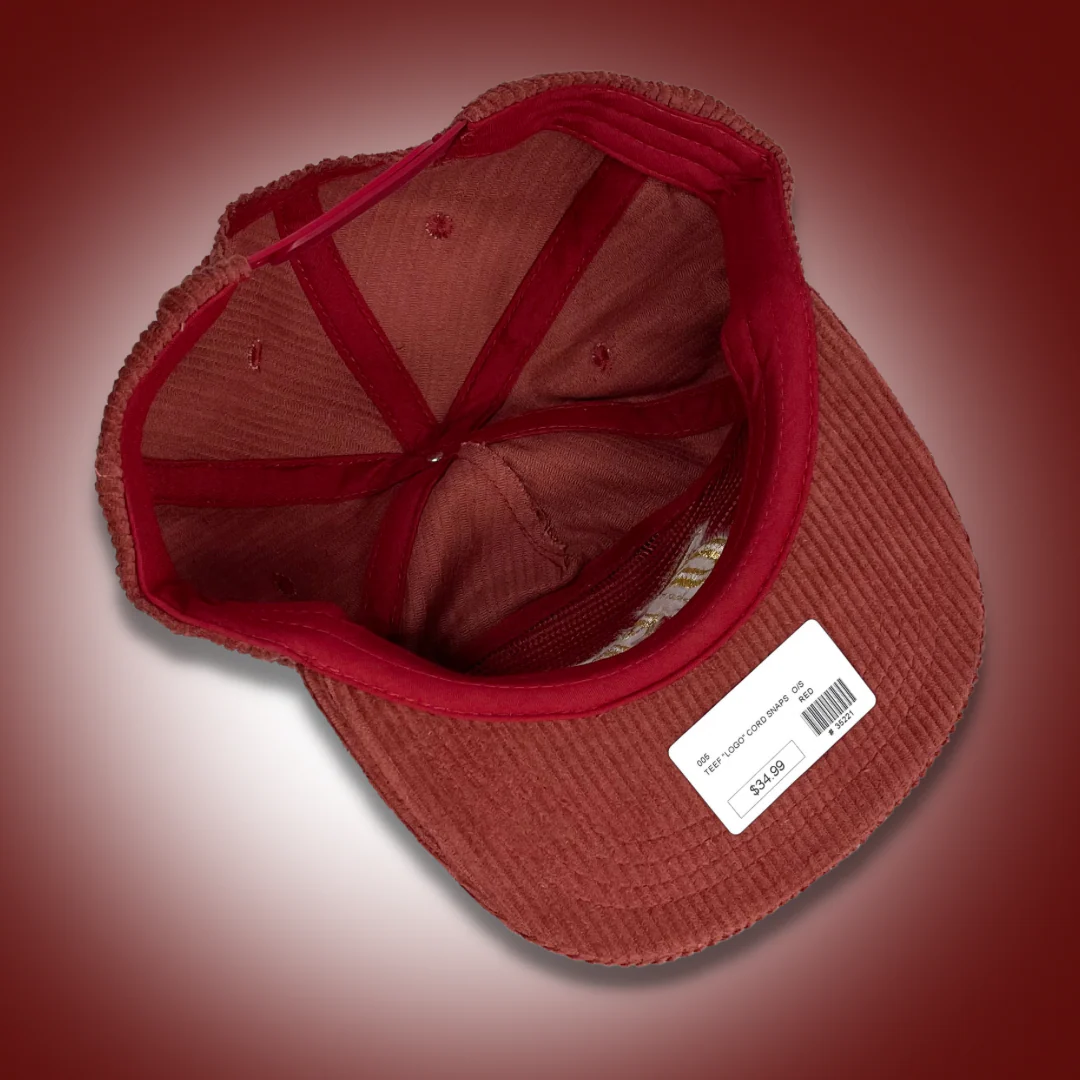 TEEF "LOGO" CORDUROY SNAPBACK - Image 2