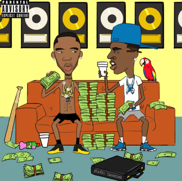 YOUNG DOLPH & KEY GLOCK "DUM & DUMMER" VINYL RECORD